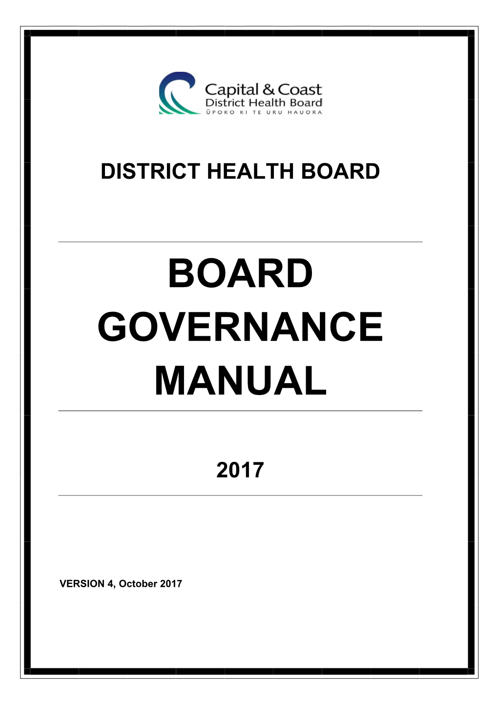 Governance Manual 2004