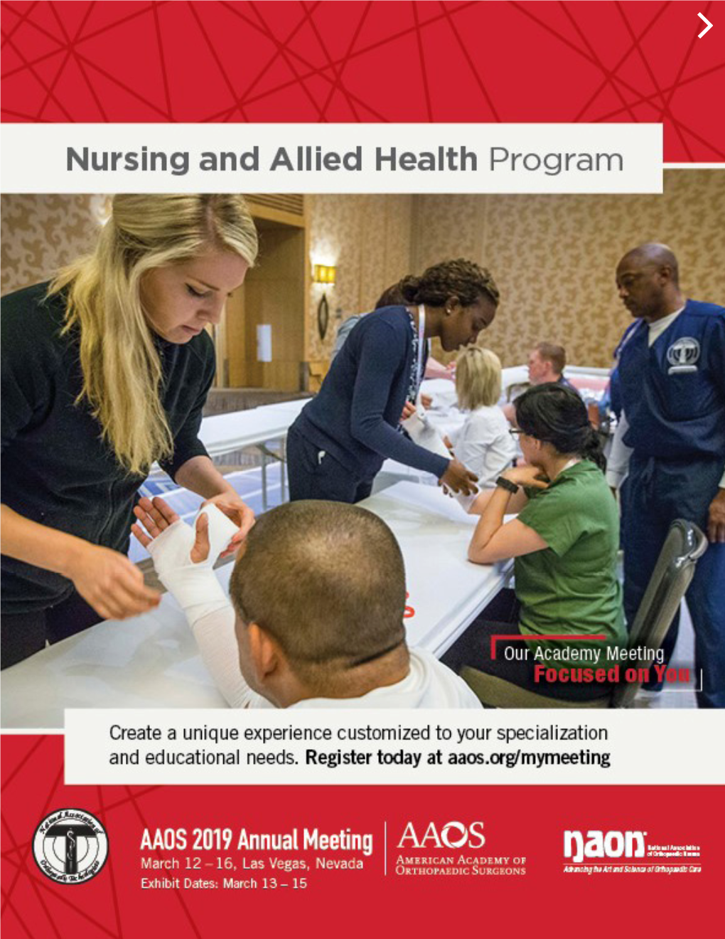 Nursing and Allied Health 2019 AAOS Brochure 1-18-19.Pdf