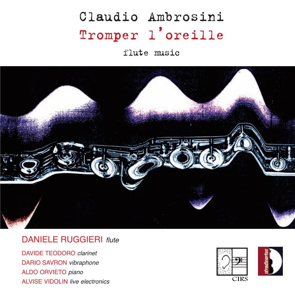 Claudio Ambrosini Tromper L’Oreille