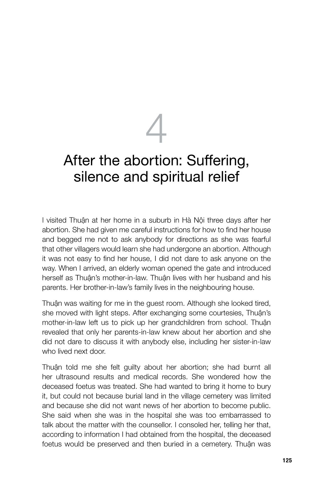 4. After the Abortion