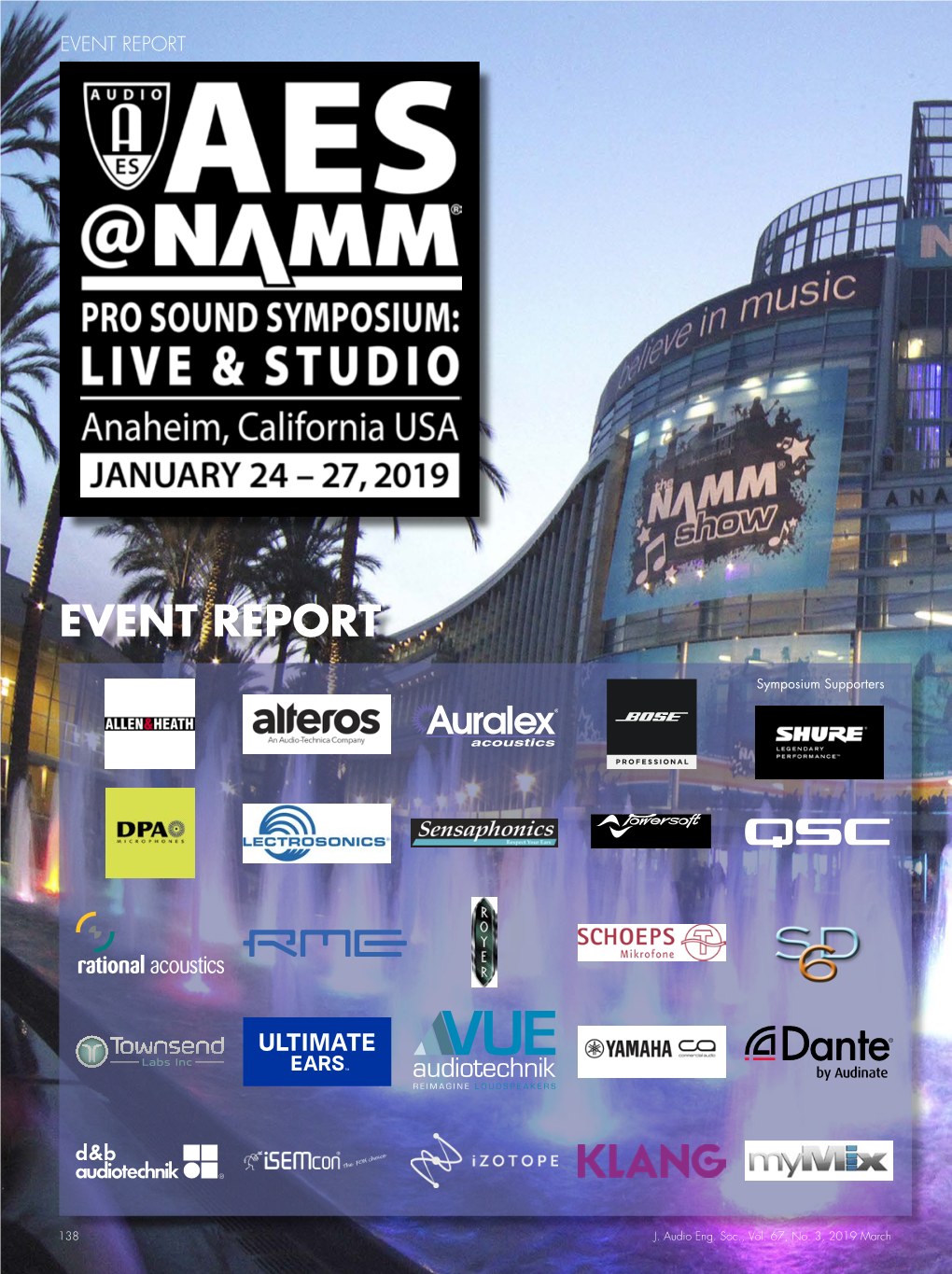 Check out Our AES@NAMM 2019 Review