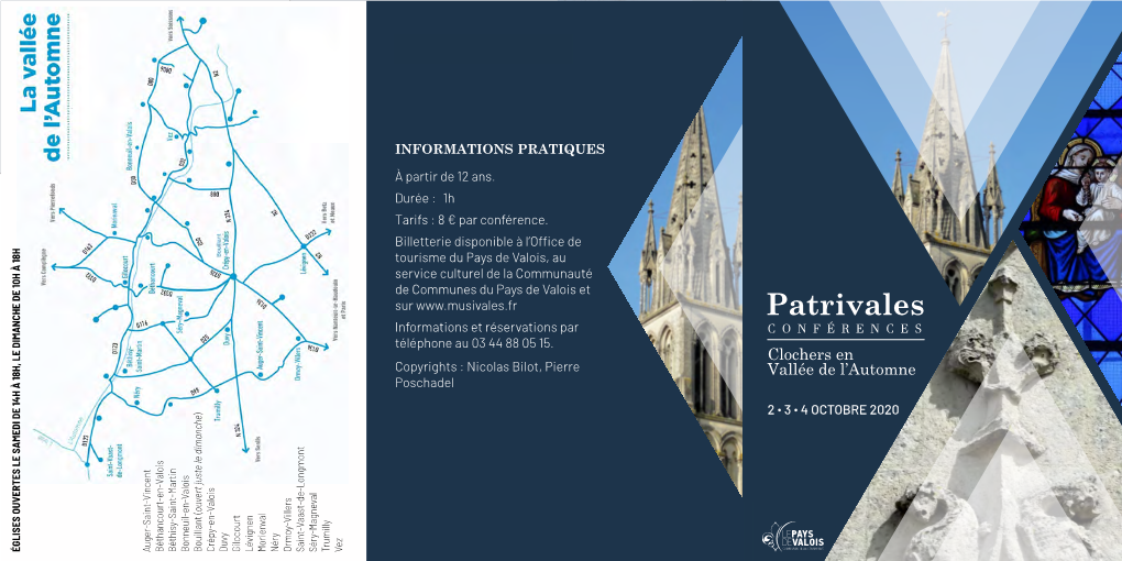 Patrivales Informations Et Réservations Par CONFÉRENCES Téléphone Au 03 44 88 05 15