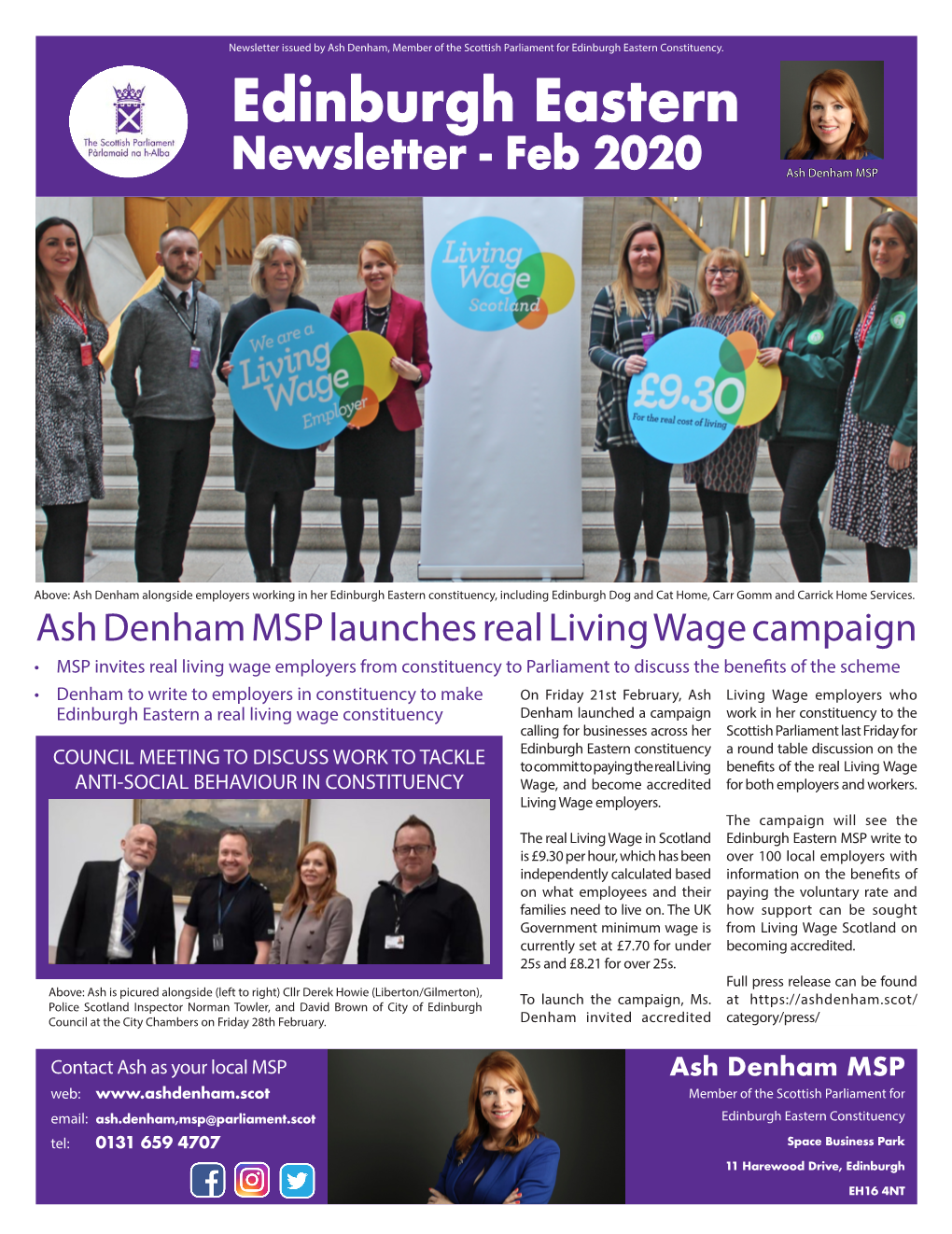 Edinburgh Eastern Newsletter Feb 2020