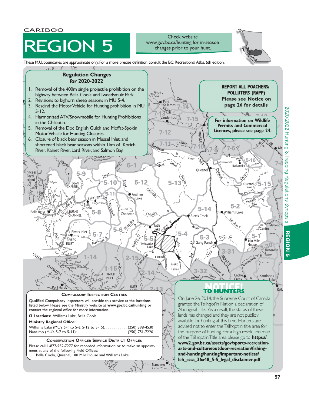 Region 5 – Cariboo