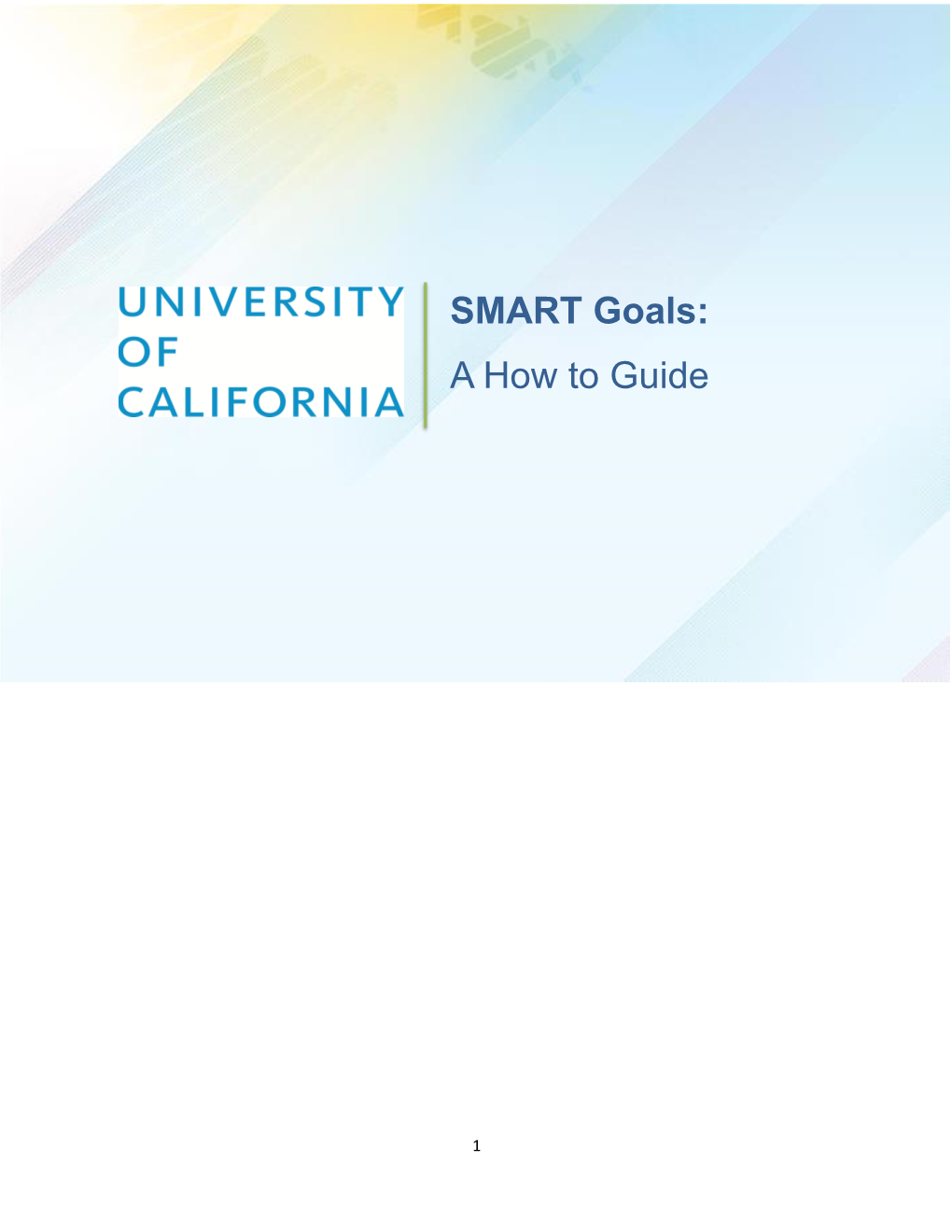 SMART Goals: a How to Guide