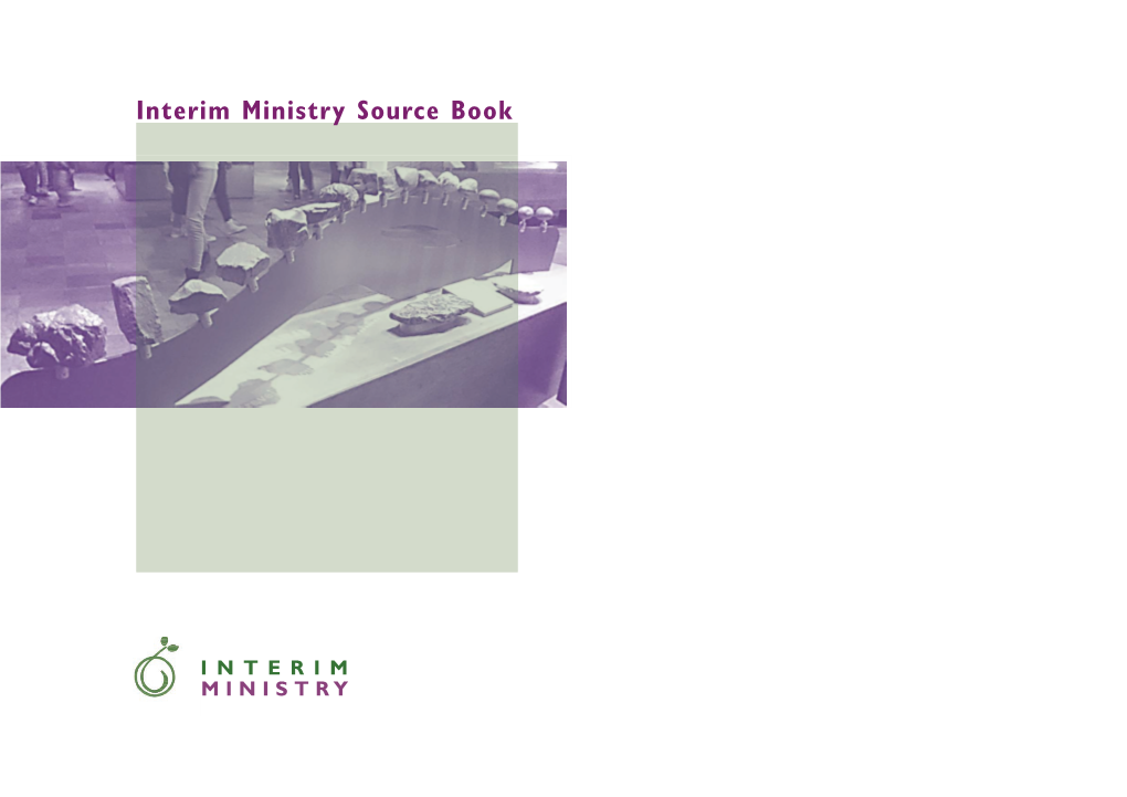 Interim Ministry Source Book