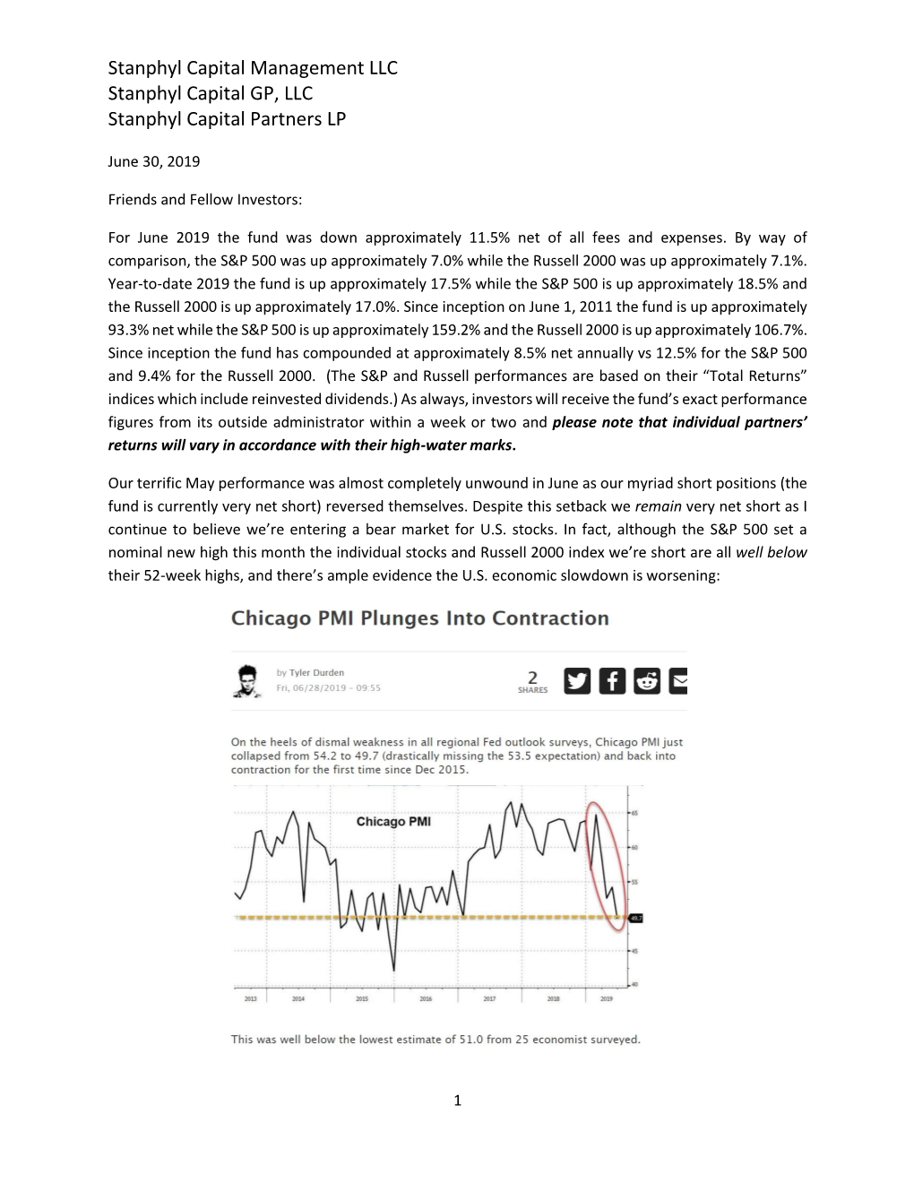 Stanphyl Capital Management LLC Stanphyl Capital GP, LLC Stanphyl Capital Partners LP