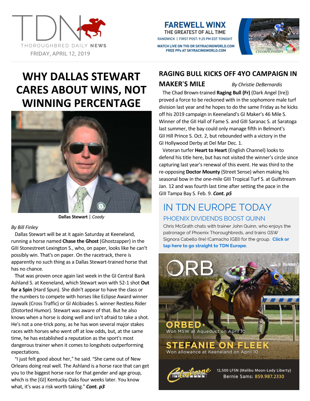 Why Dallas Stewart Cares About Wins, Not Winning