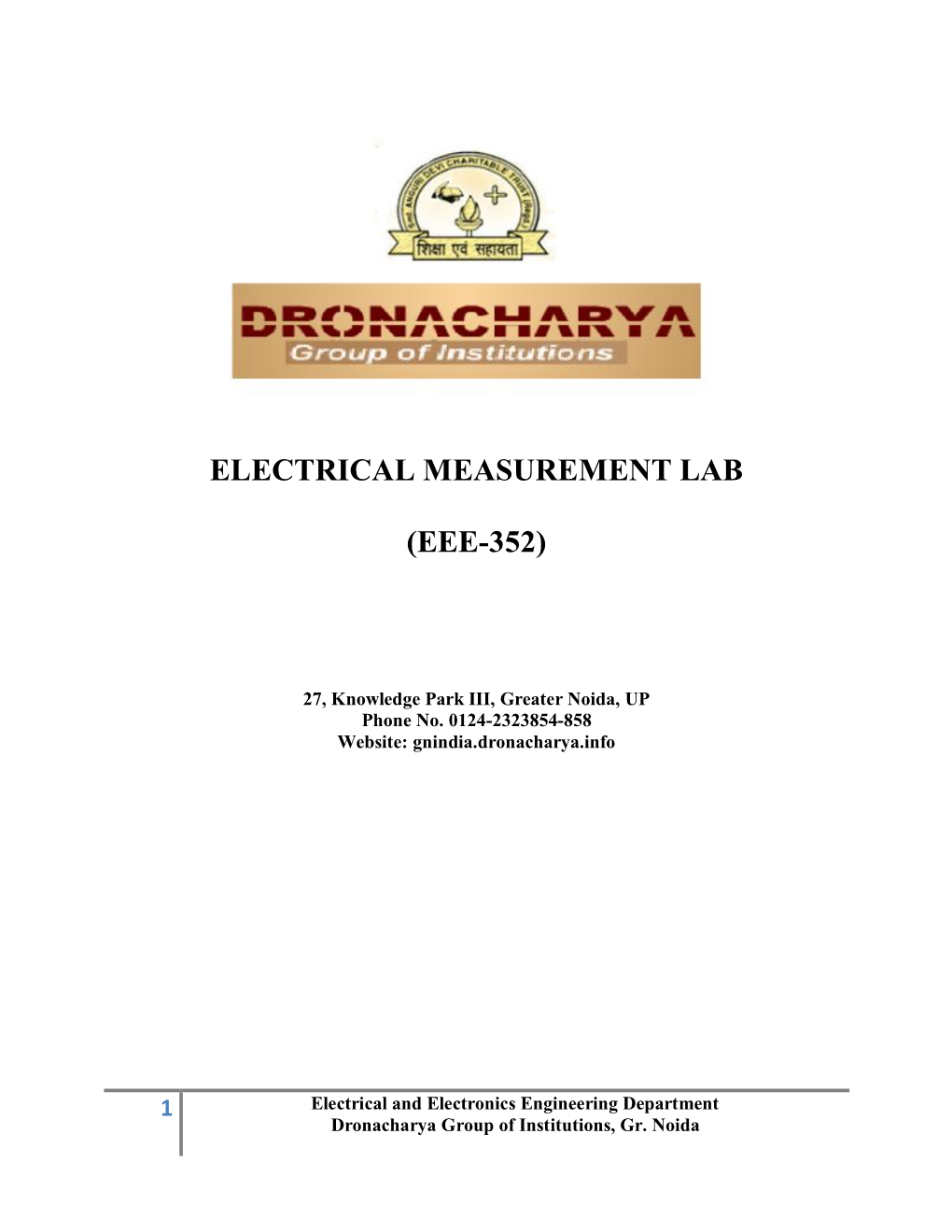 Electrical Measurement Lab