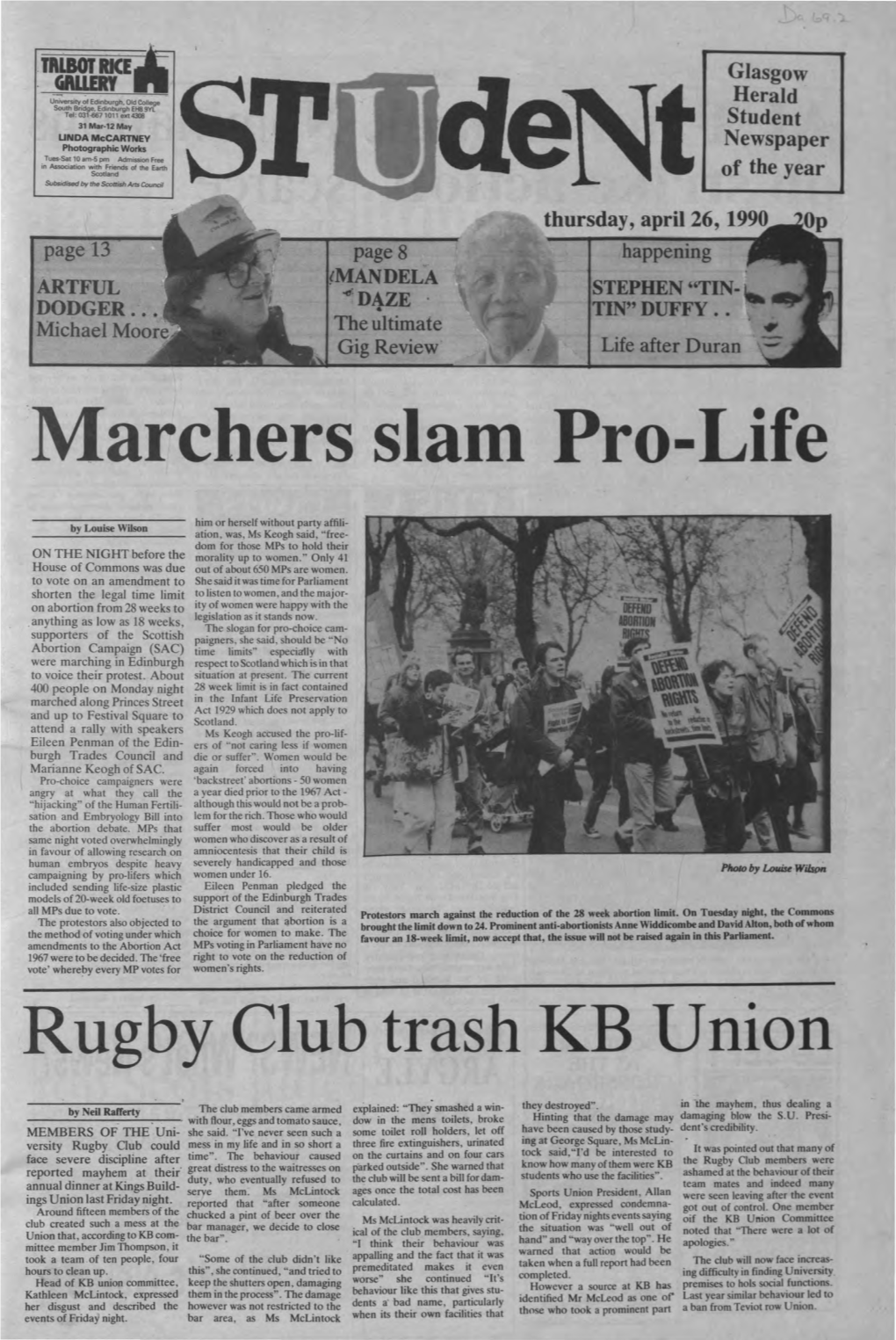 Marchers Slam Pro-Life