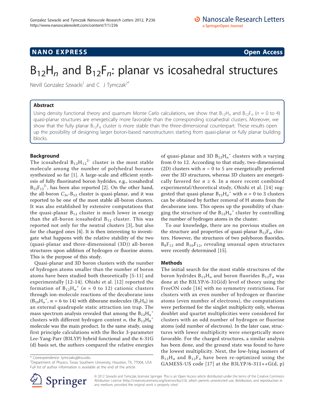 B12hn and B12fn : Planar Vs Icosahedral Structures