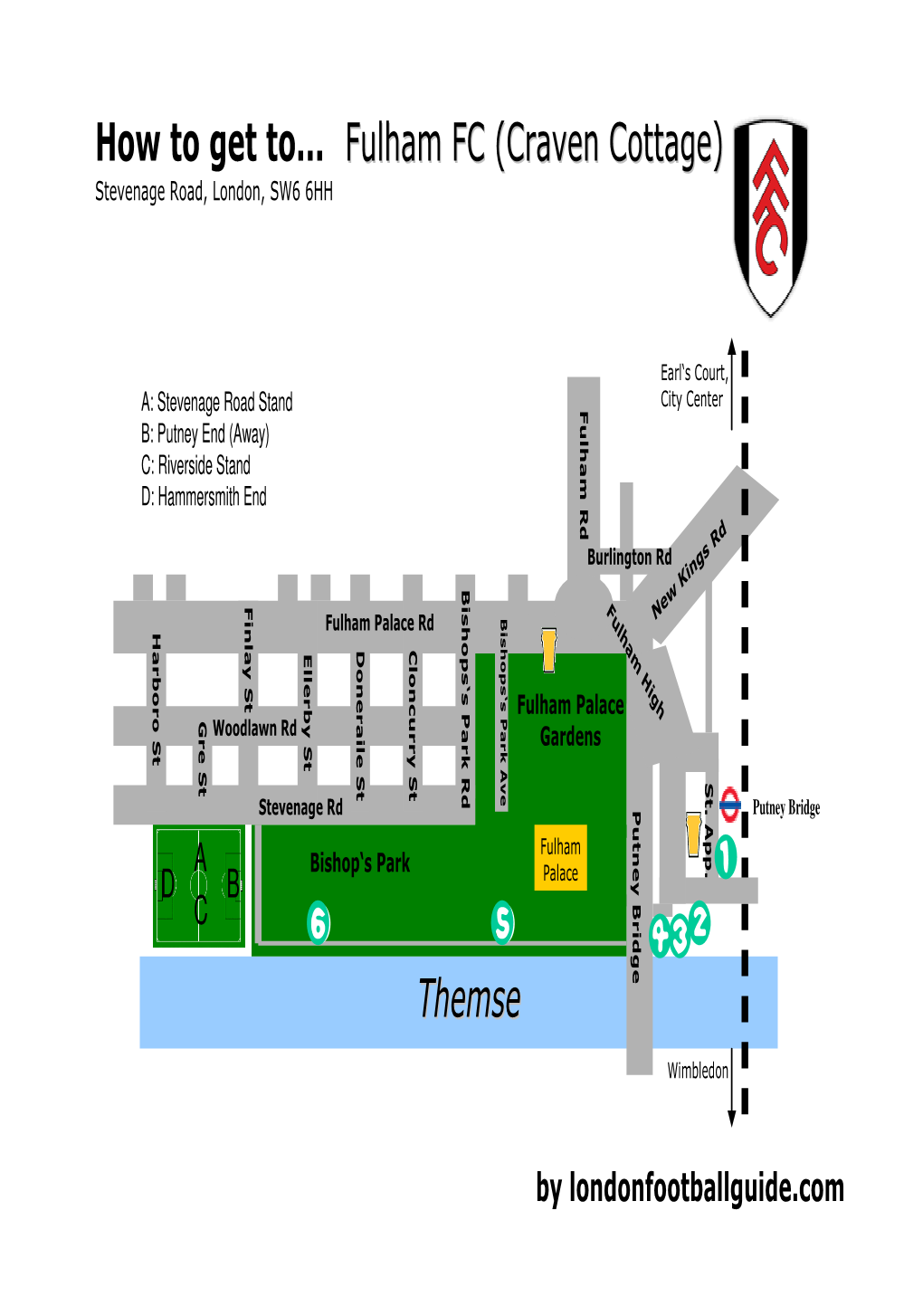 Craven Cottage) Stevenage Road, London, SW6 6HH