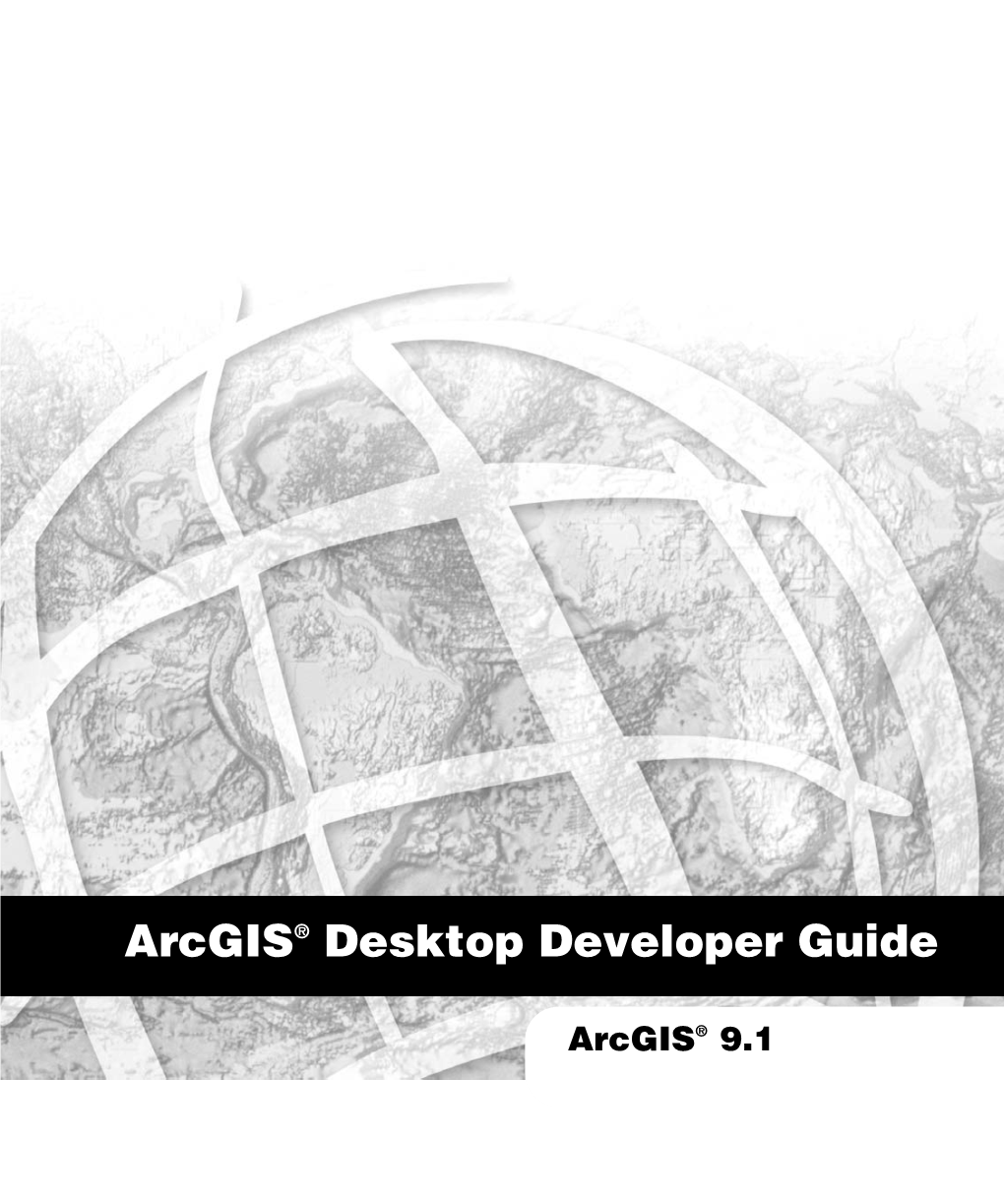 Arcgis Desktop Developer Guide