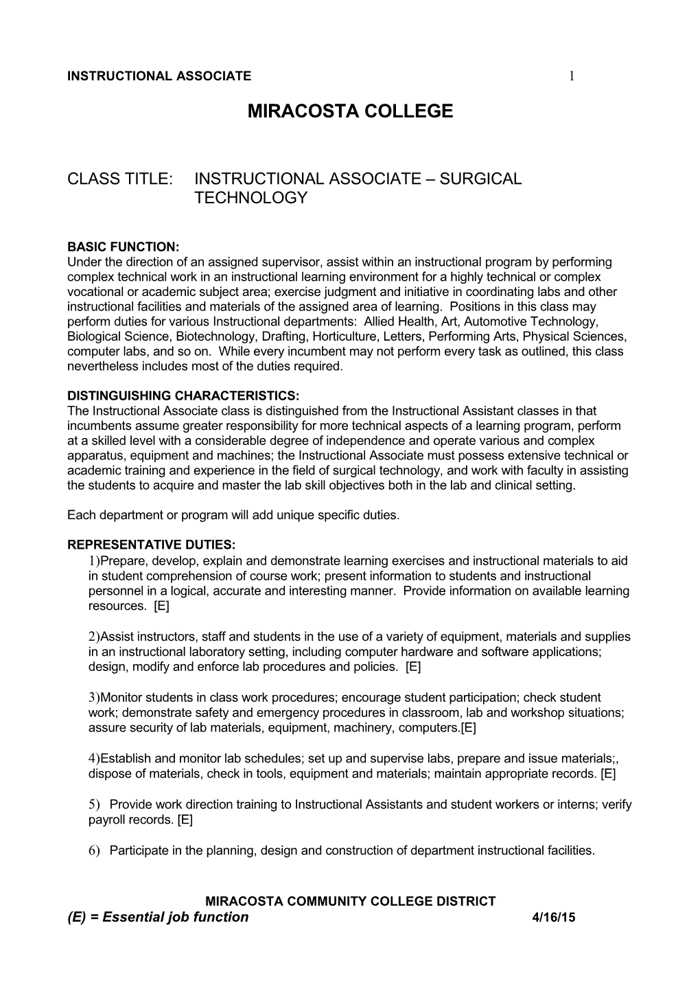 Instructional Associate Final