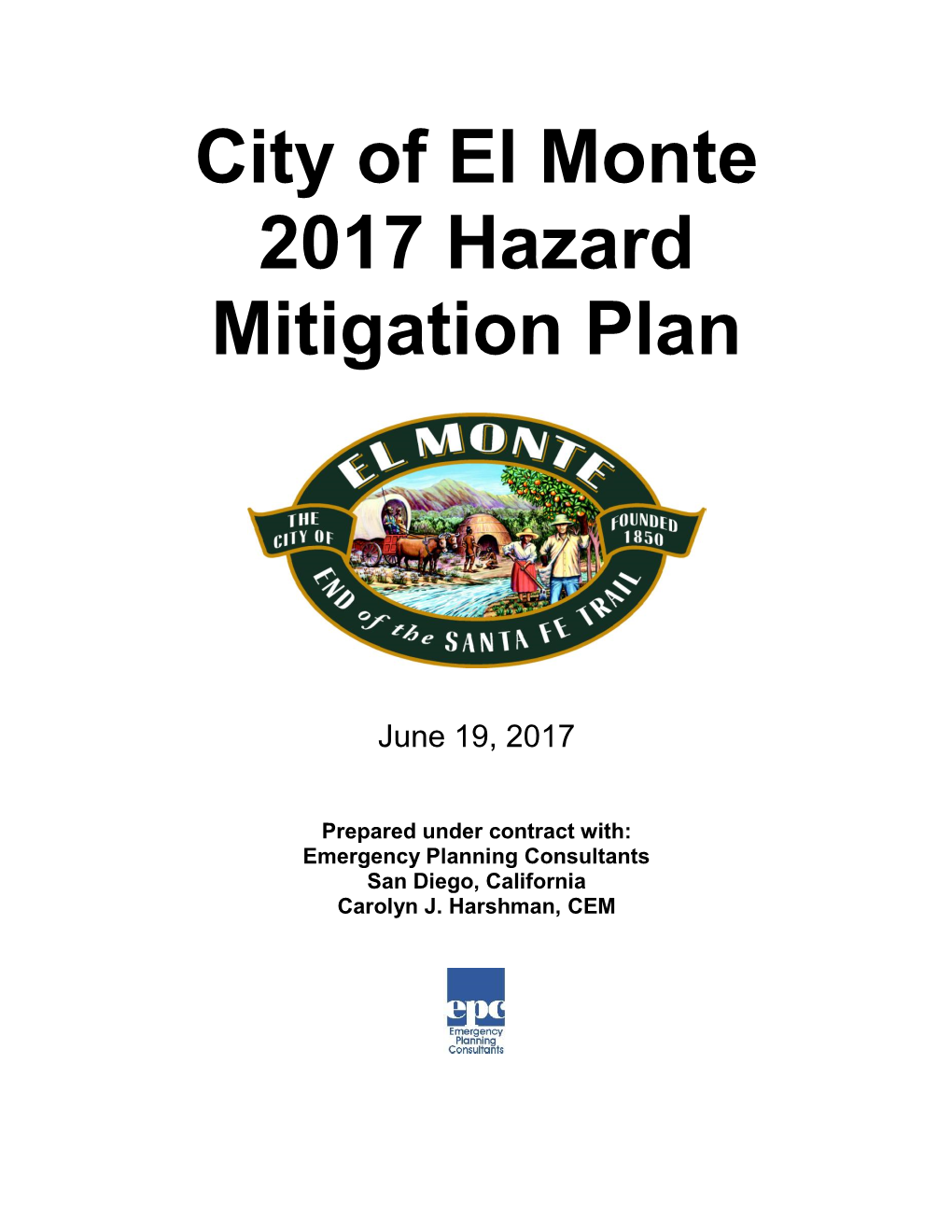 City of El Monte 2017 Hazard Mitigation Plan