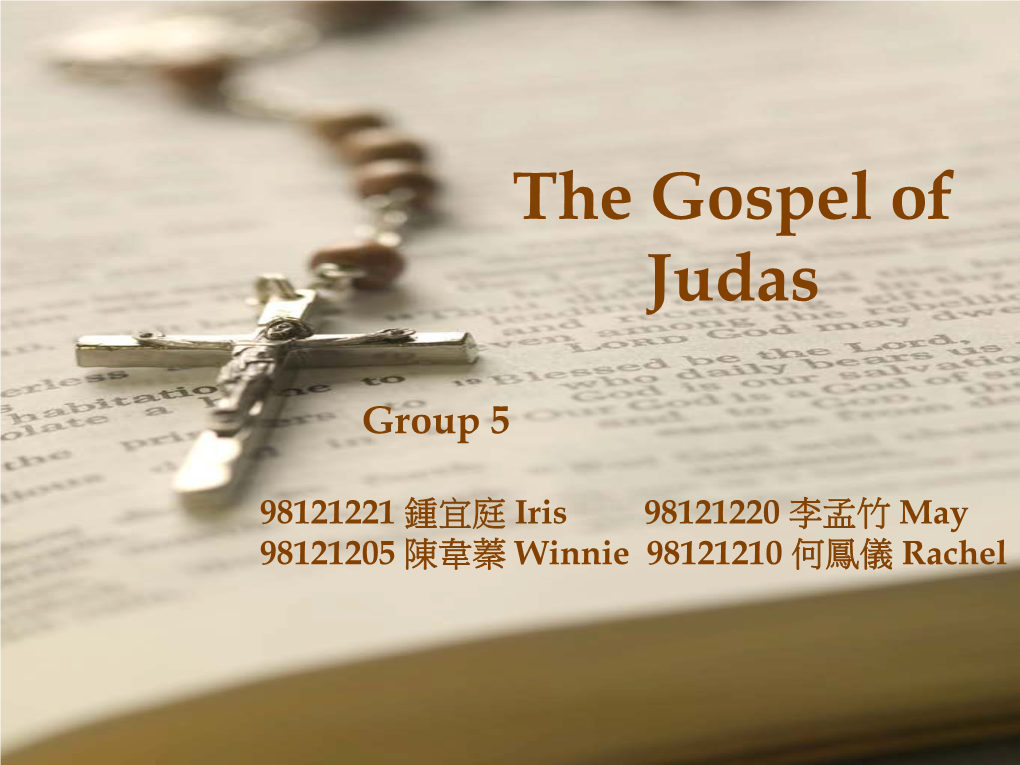 The Gospel of Judas