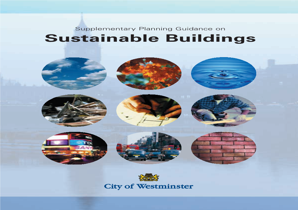 Sustainable Buildings Sustainable Buildings Westminster Council City