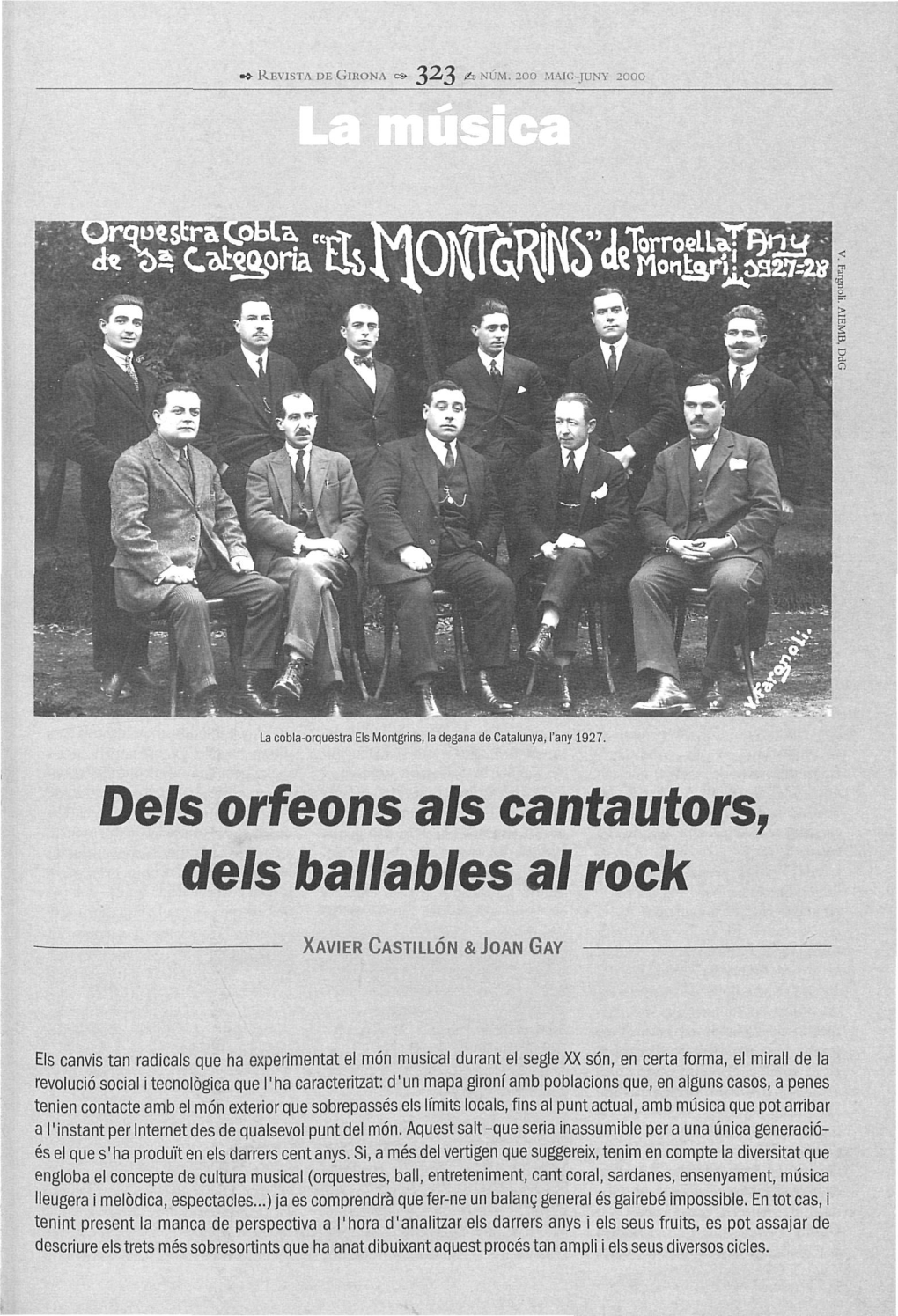 Deis Orfeons Ais Cantautors, Deis Bailables Al Rock