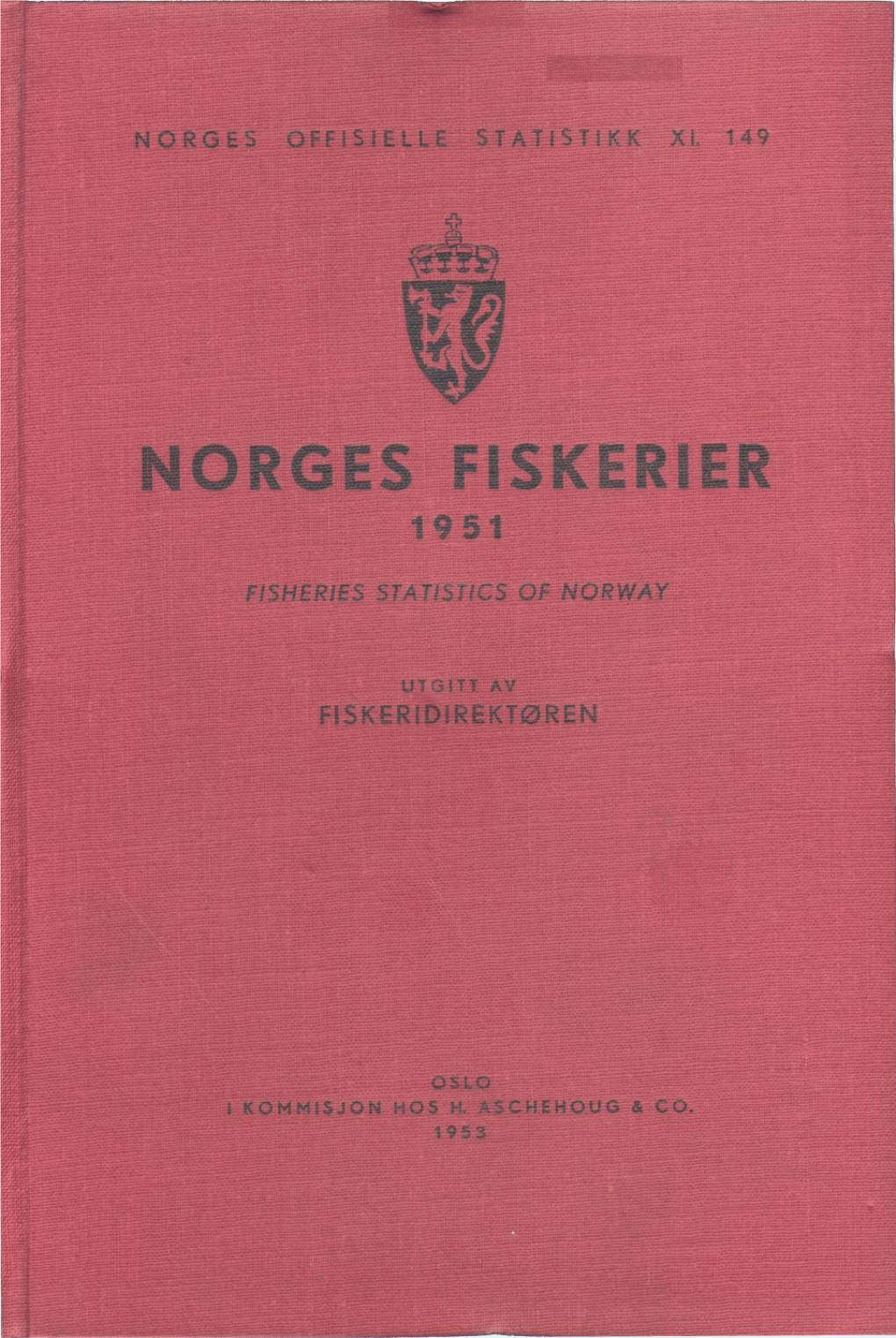 Norges Fiskerier 1951 Nr