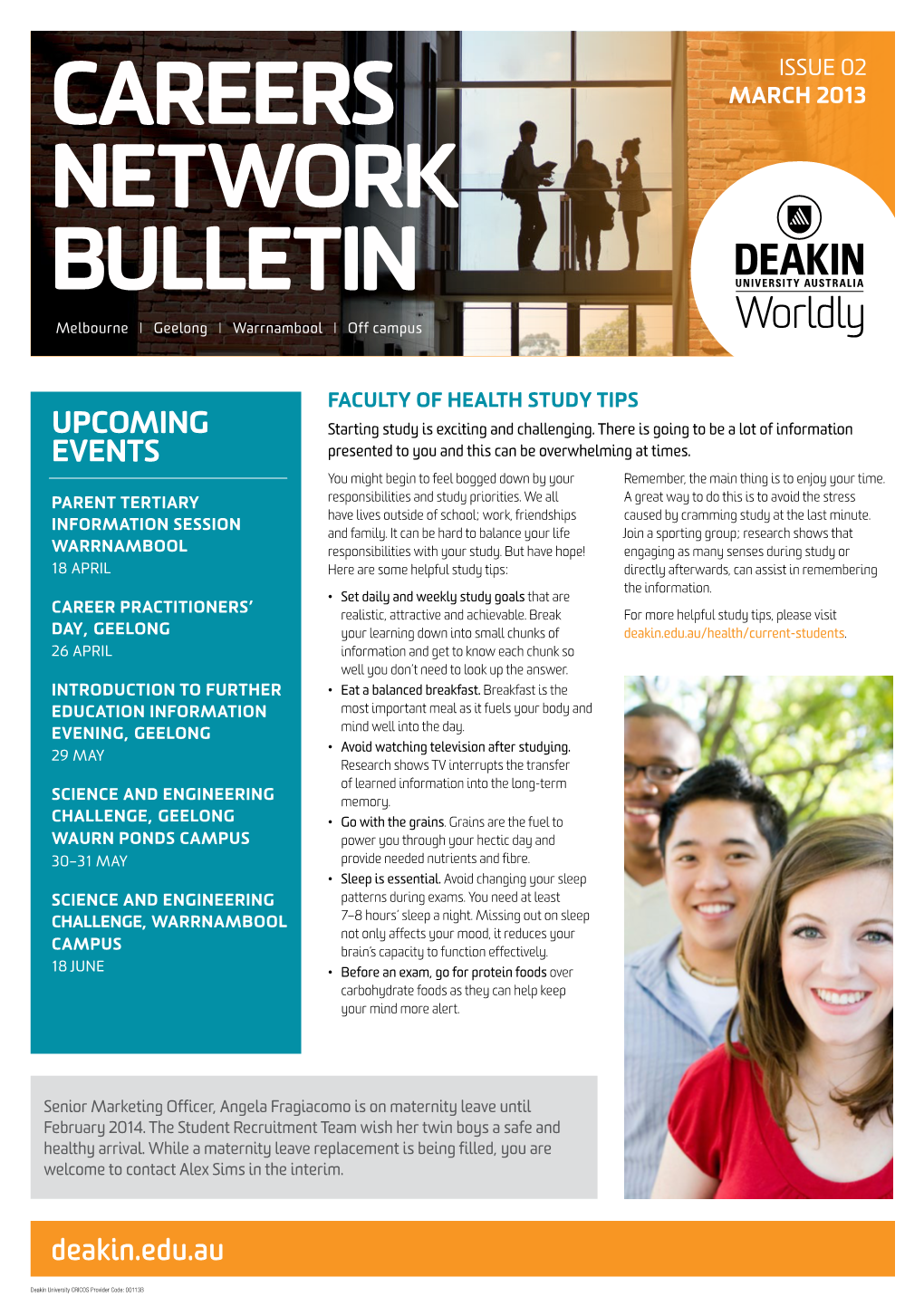 CAREERS NETWORK BULLETIN-September 2012