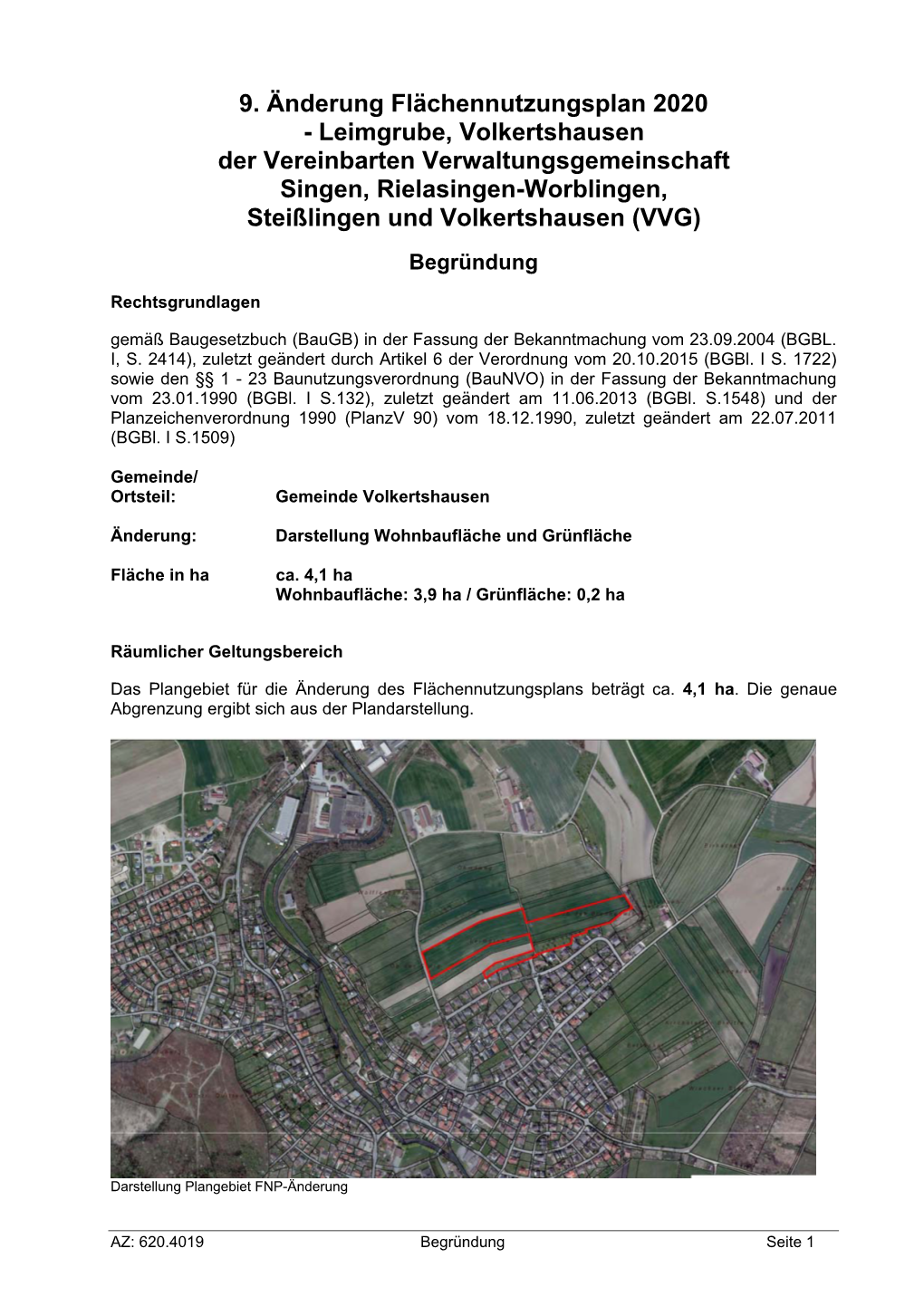 Leimgrube, Volkertshausen Der Vereinbarten Verwaltungsgemeinschaft Singen, Rielasingen-Worblingen, Steißlingen Und Volkertshausen (VVG)