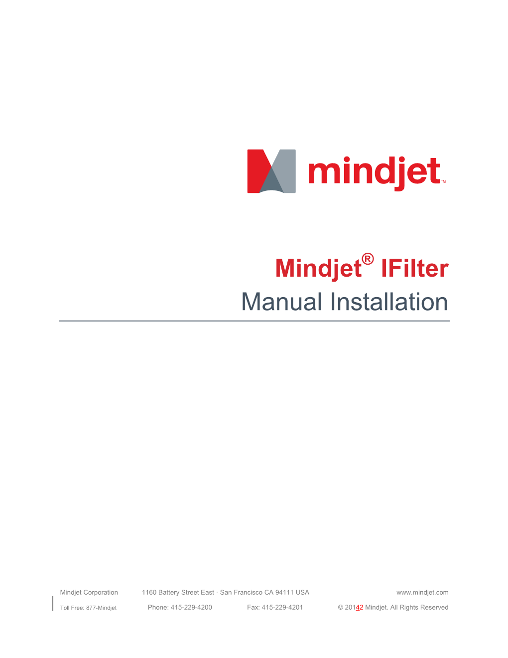 Ifilter Manual Installation, Version