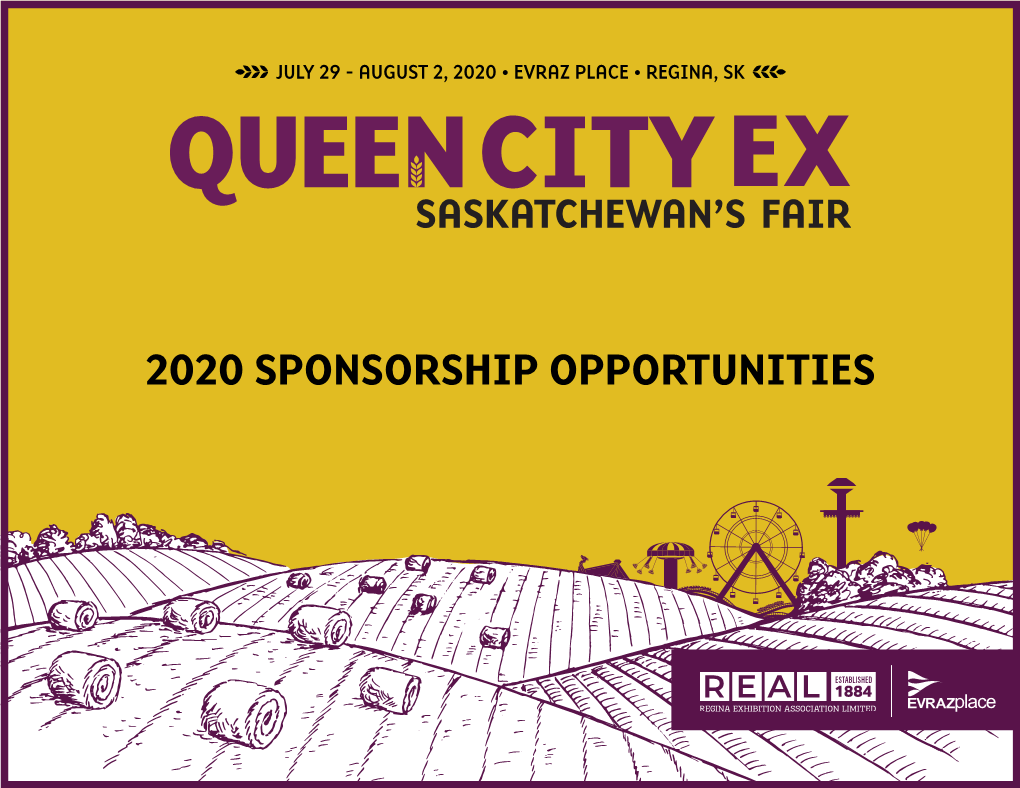 2020 Sponsorship Opportunities