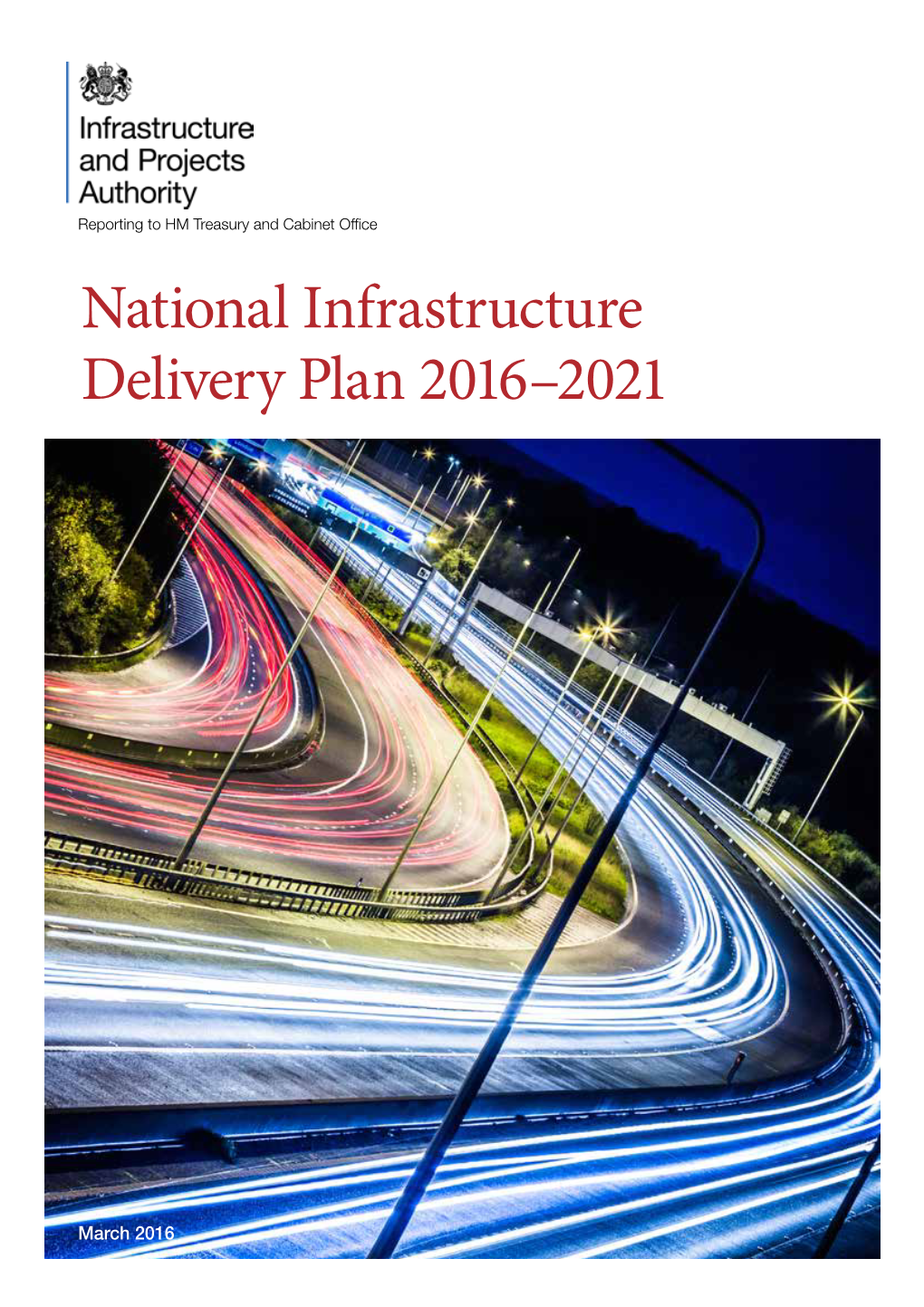 National Infrastructure Delivery Plan 2016–2021