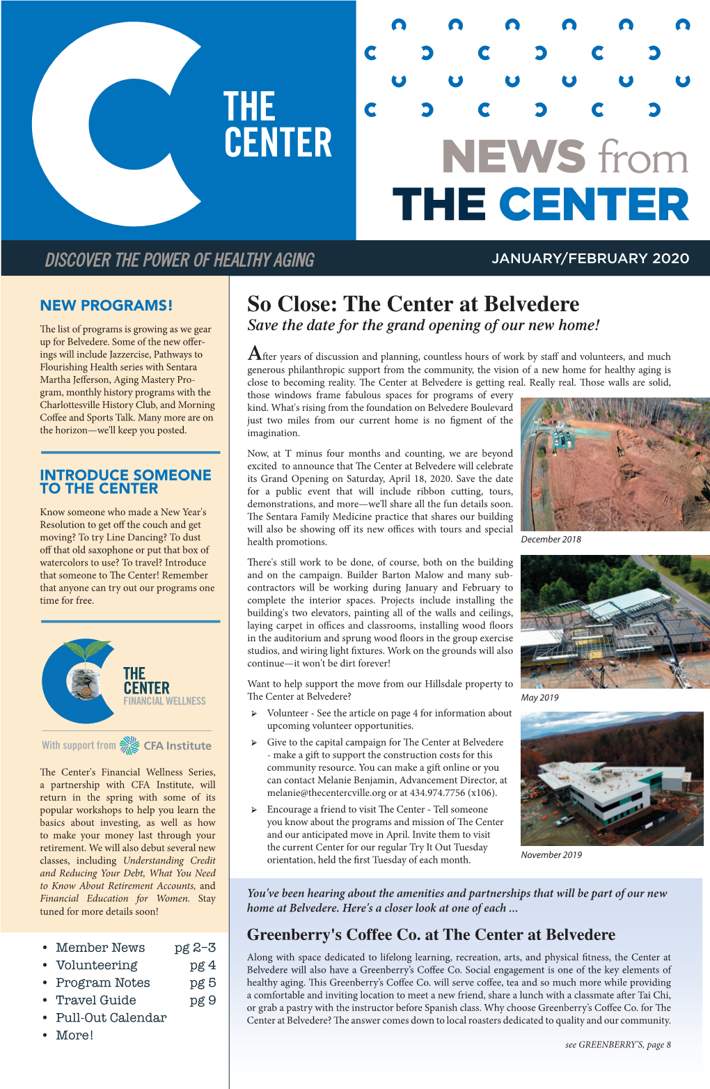 NEWS from the CENTER