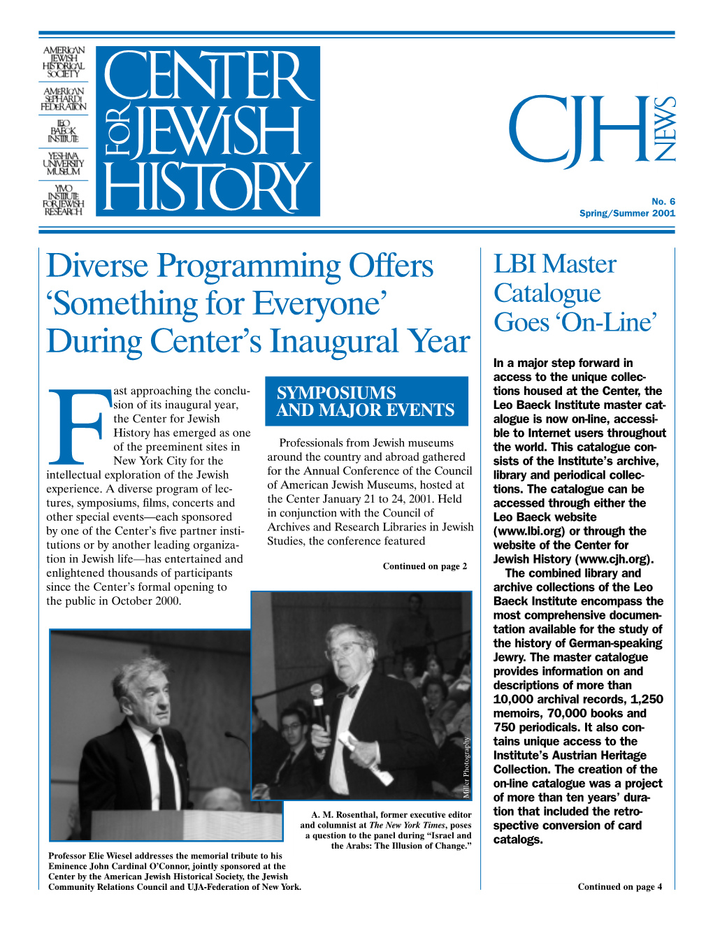 CJH 61701 Newsletter