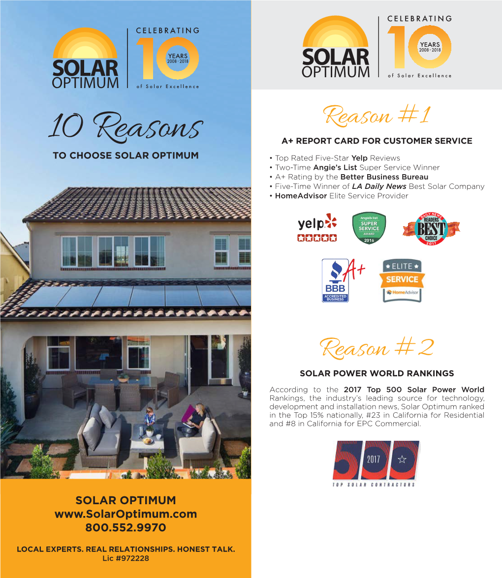 Solar Optimum 800.552.9970