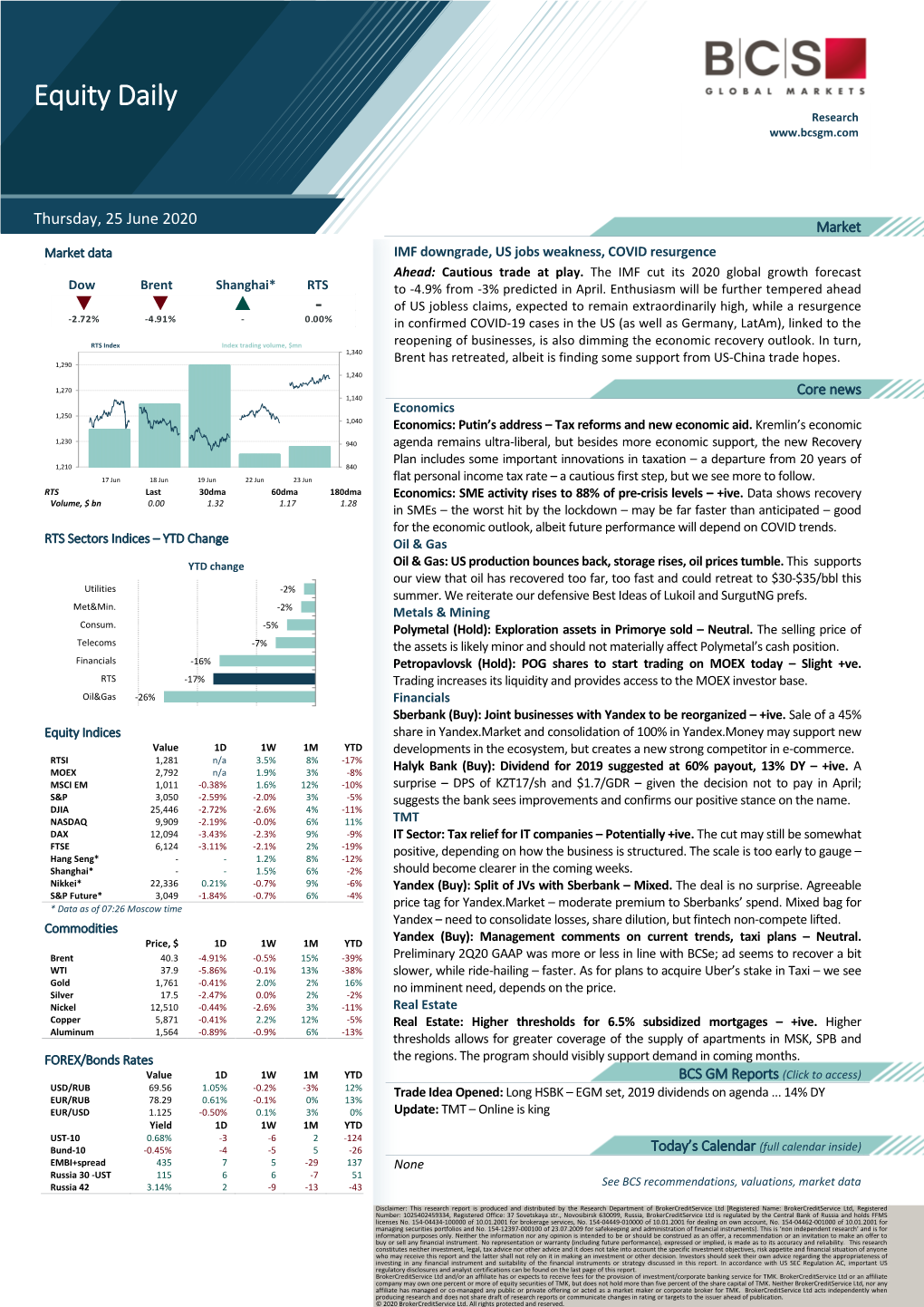 Equity Daily Research