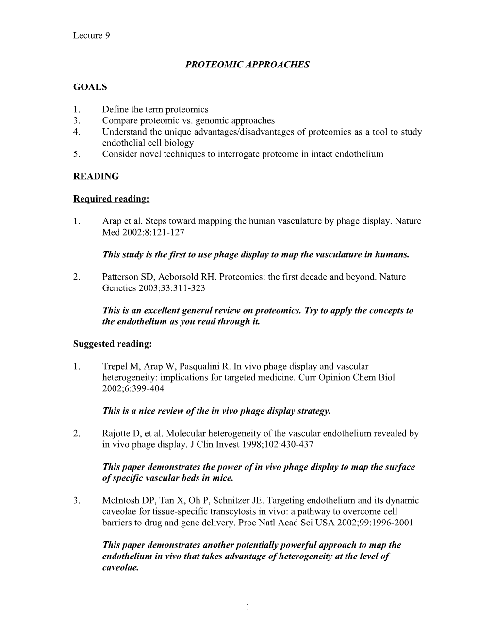 4/22/04 Endothelium in Sepsis and Multiple Organ Dysfunction Syndrome (We Should Have A