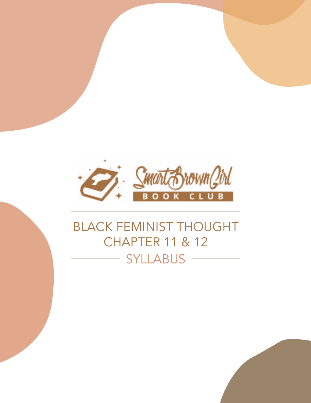 Black Feminist Thought Chapter 11 & 12 Syllabus