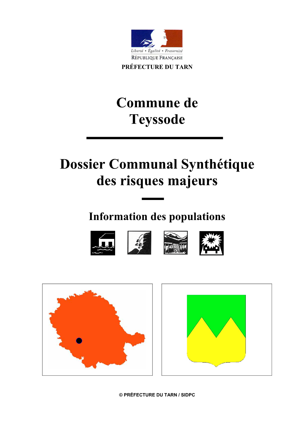 Commune De Teyssode Dossier Communal Synthétique Des Risques