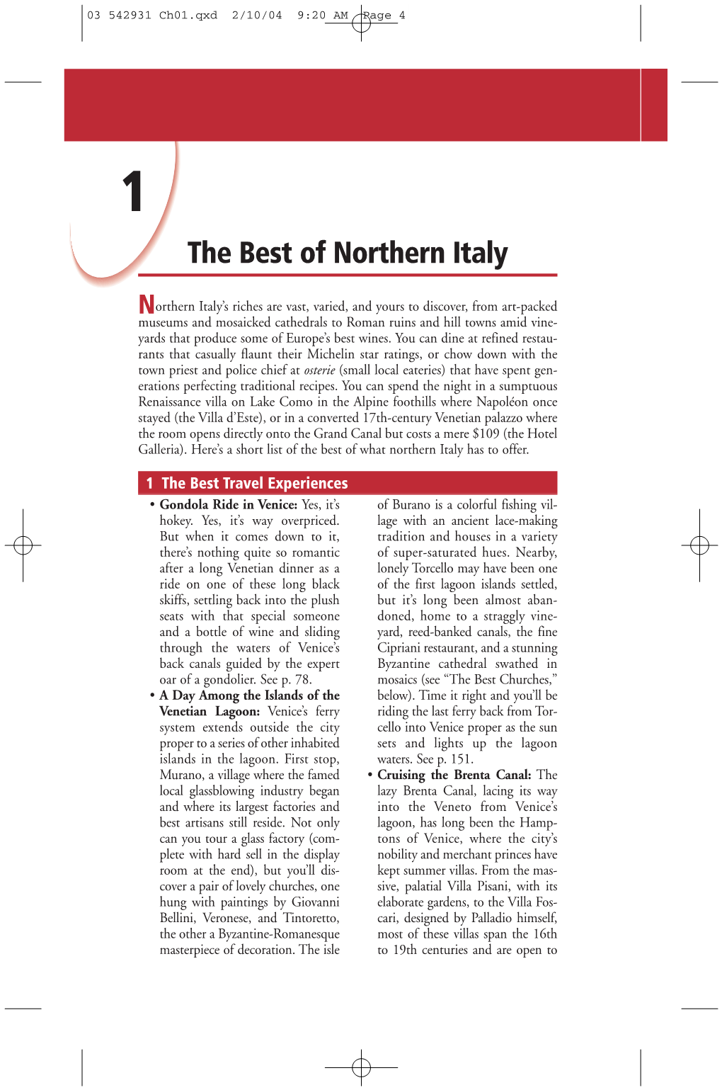 The Best of Northern Italy