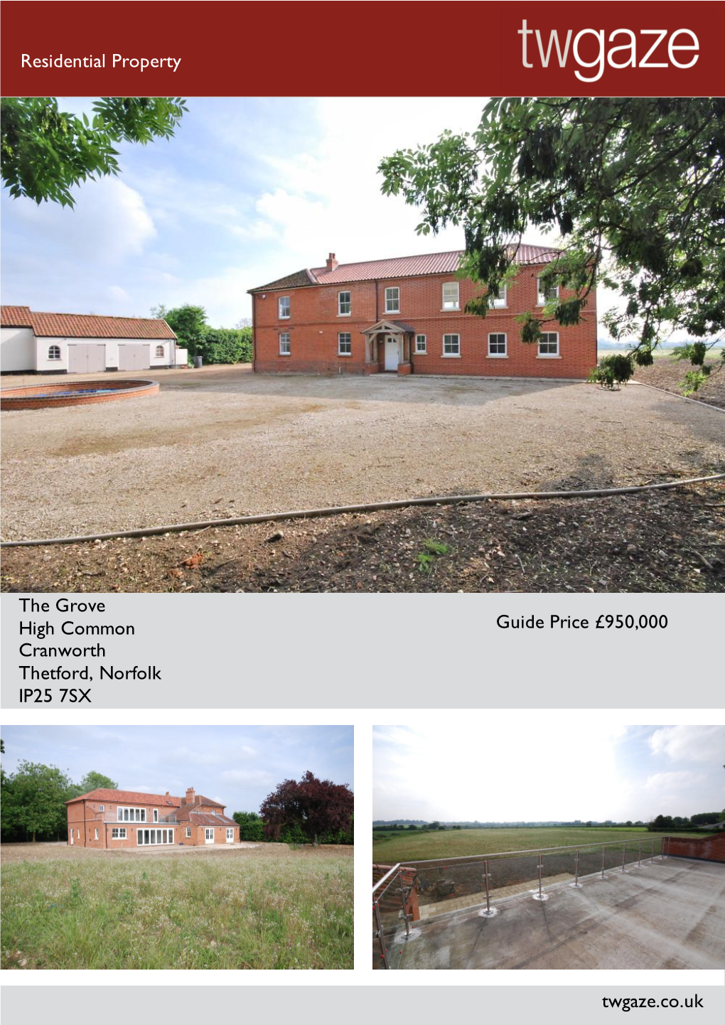 Residential Property the Grove High Common Cranworth Thetford