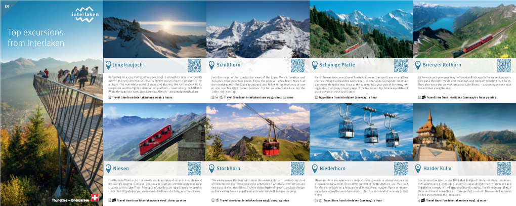 Top Excursions from Interlaken