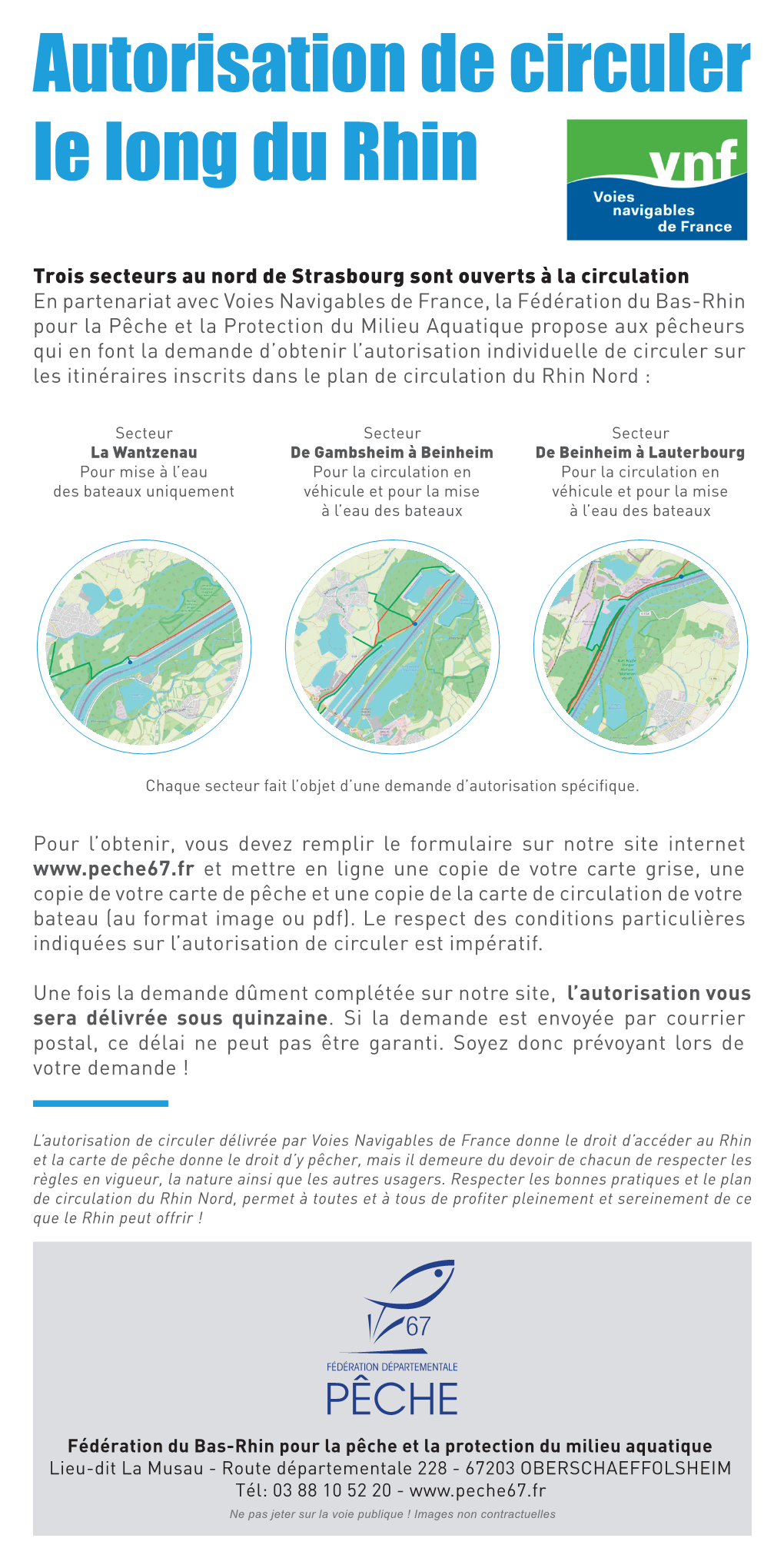 Autorisation De Circuler Le Long Du Rhin