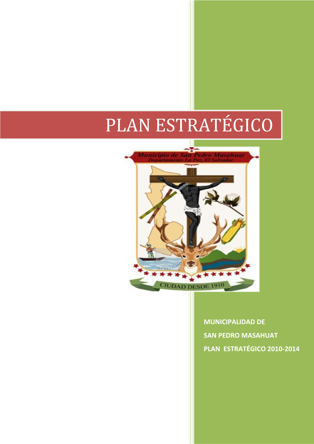 Plan Estrategico Municipalidad De San Pedro Masahuat