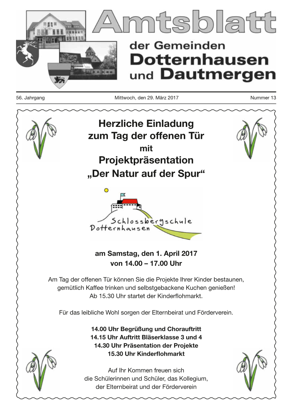 Herzliche Einladung Zum Tag Der Offenen Tür Projektpräsentation