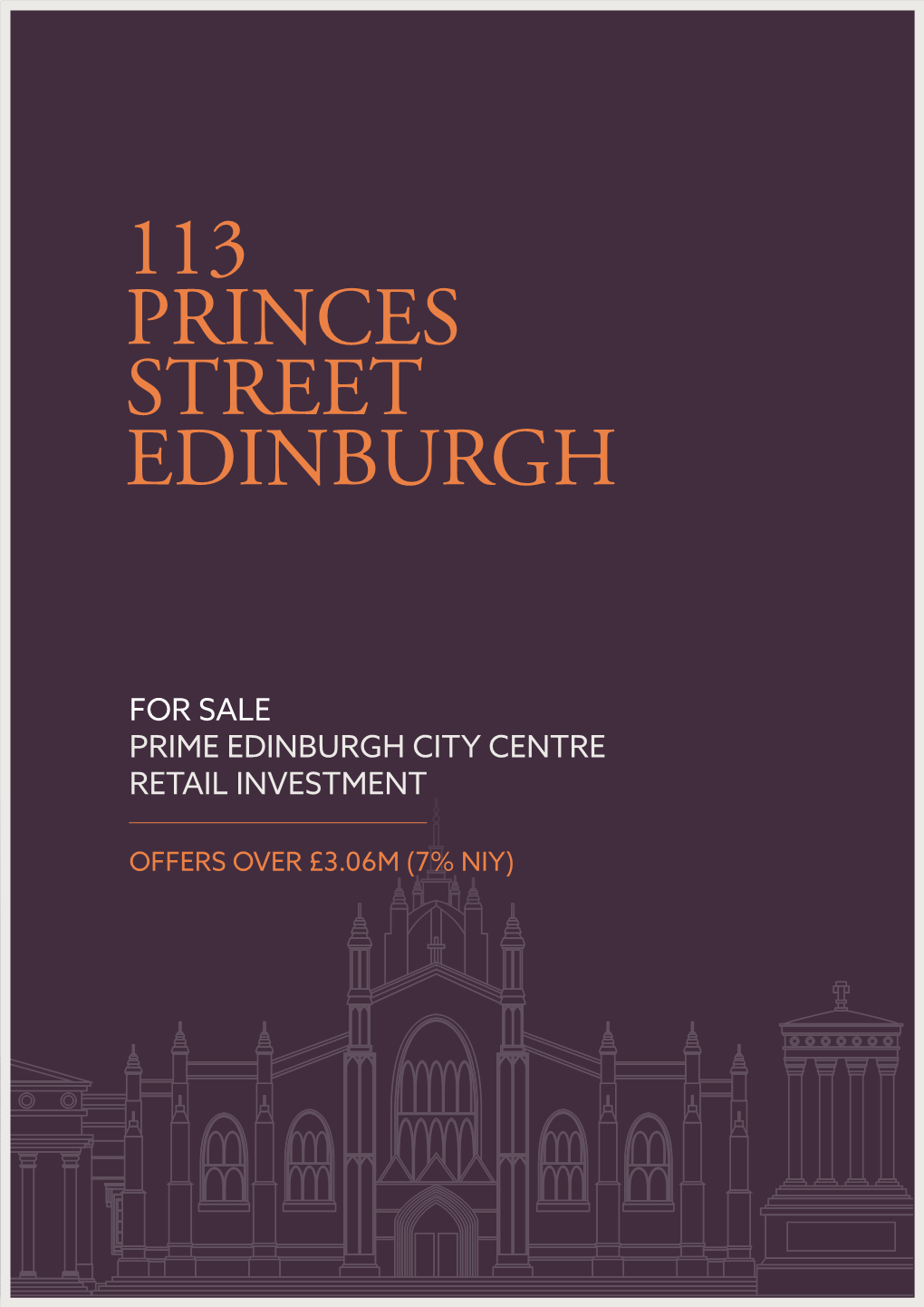 Prime Edinburgh City Centre Retail Investment