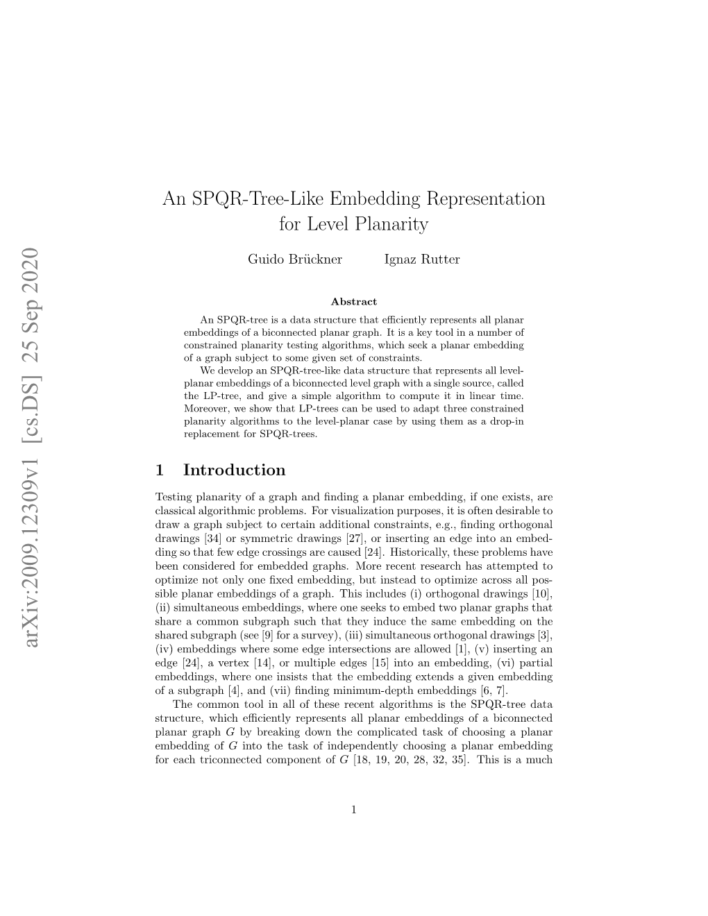 An SPQR-Tree-Like Embedding Representation for Level Planarity