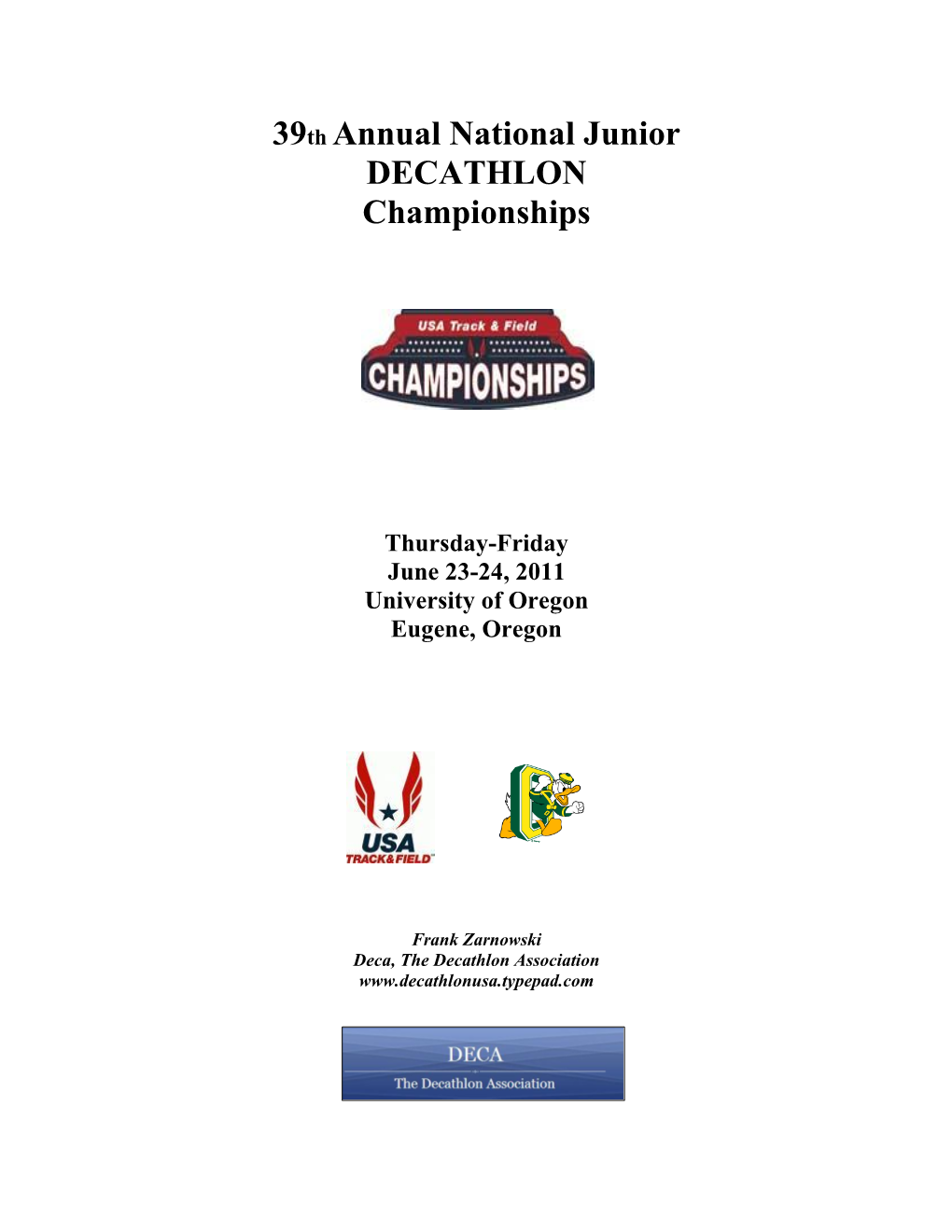 2011 USATF Jr Decathlom