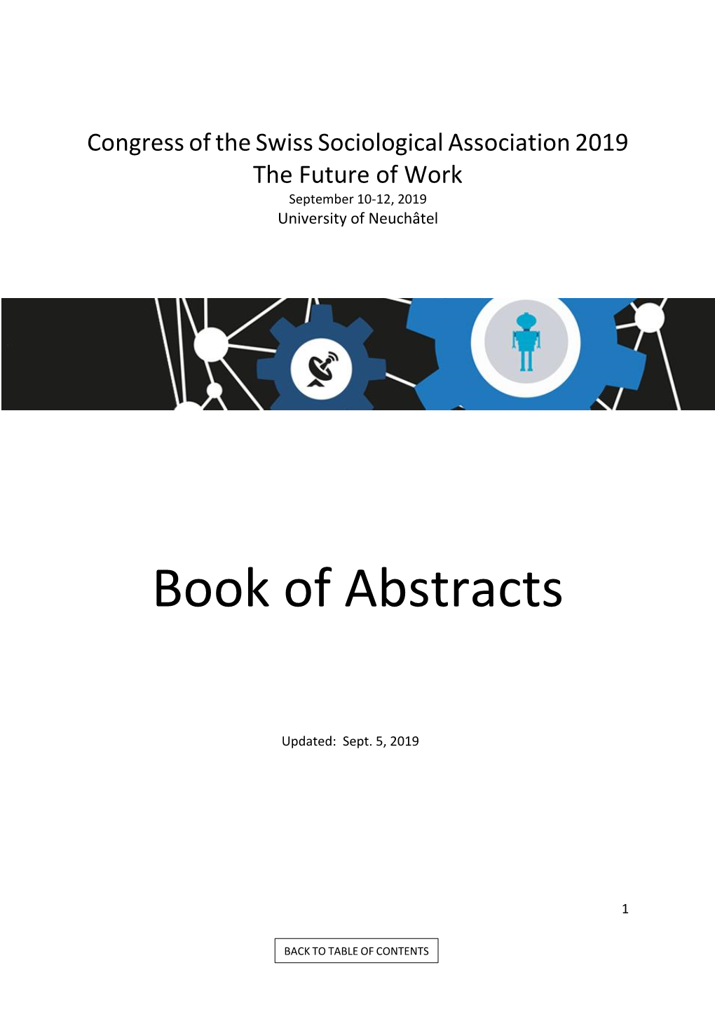 Book of Abstracts