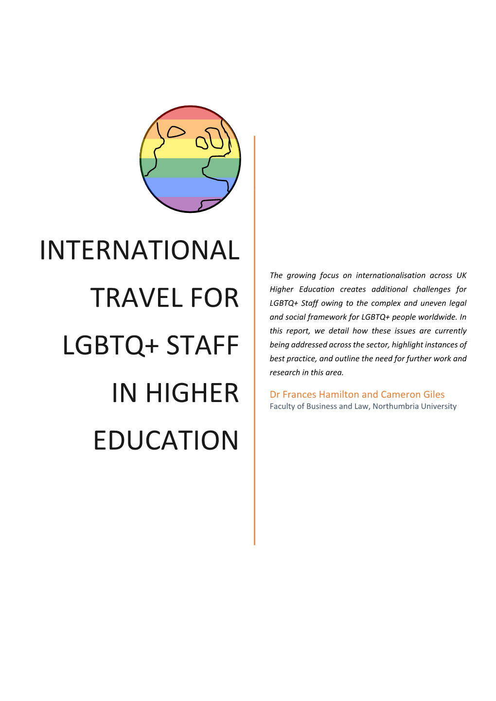 International Travel for LGBTQ+ Staff in Higher Education