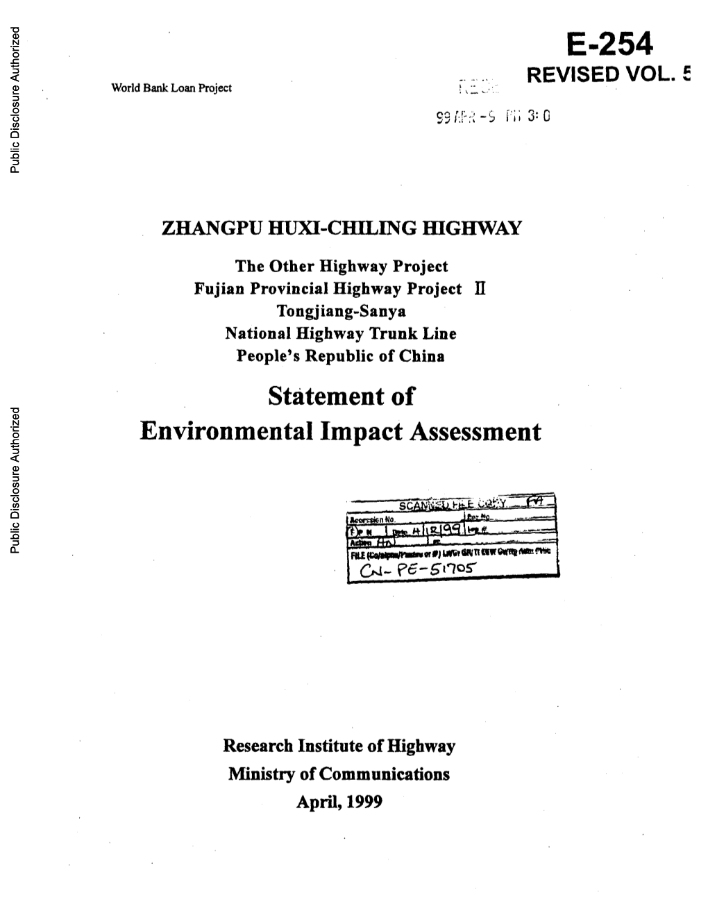 World Bank Document