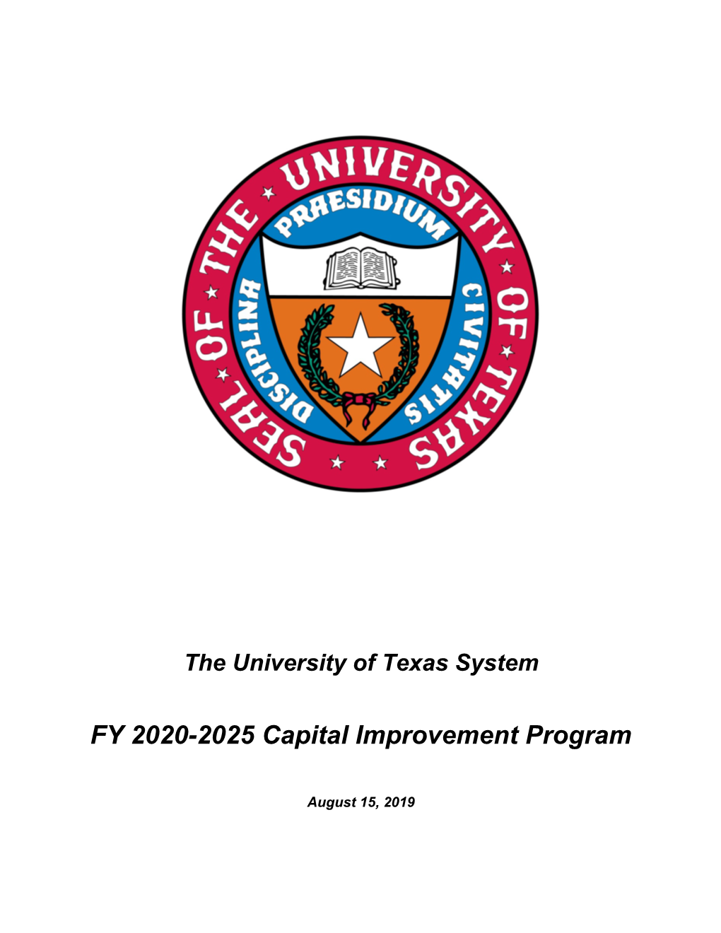 FY 2020-2025 Capital Improvement Program