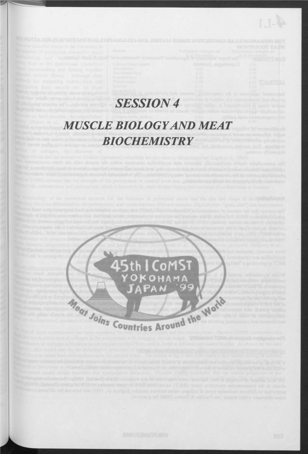 Session 4 Muscle Biology and Meat Biochemistry 4 -Li