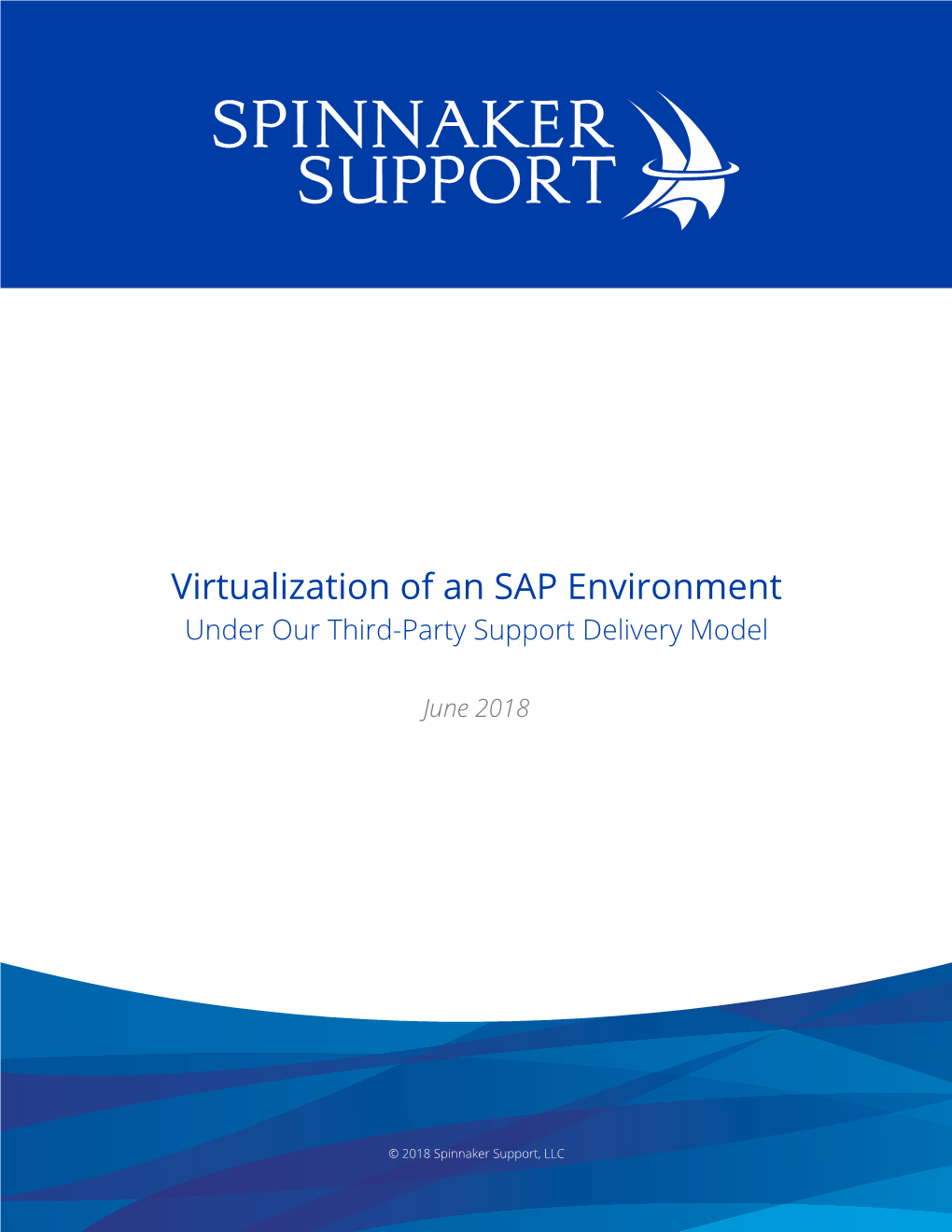 Virtualization of an SAP Environment Under Our Third-Party Support Delivery Model